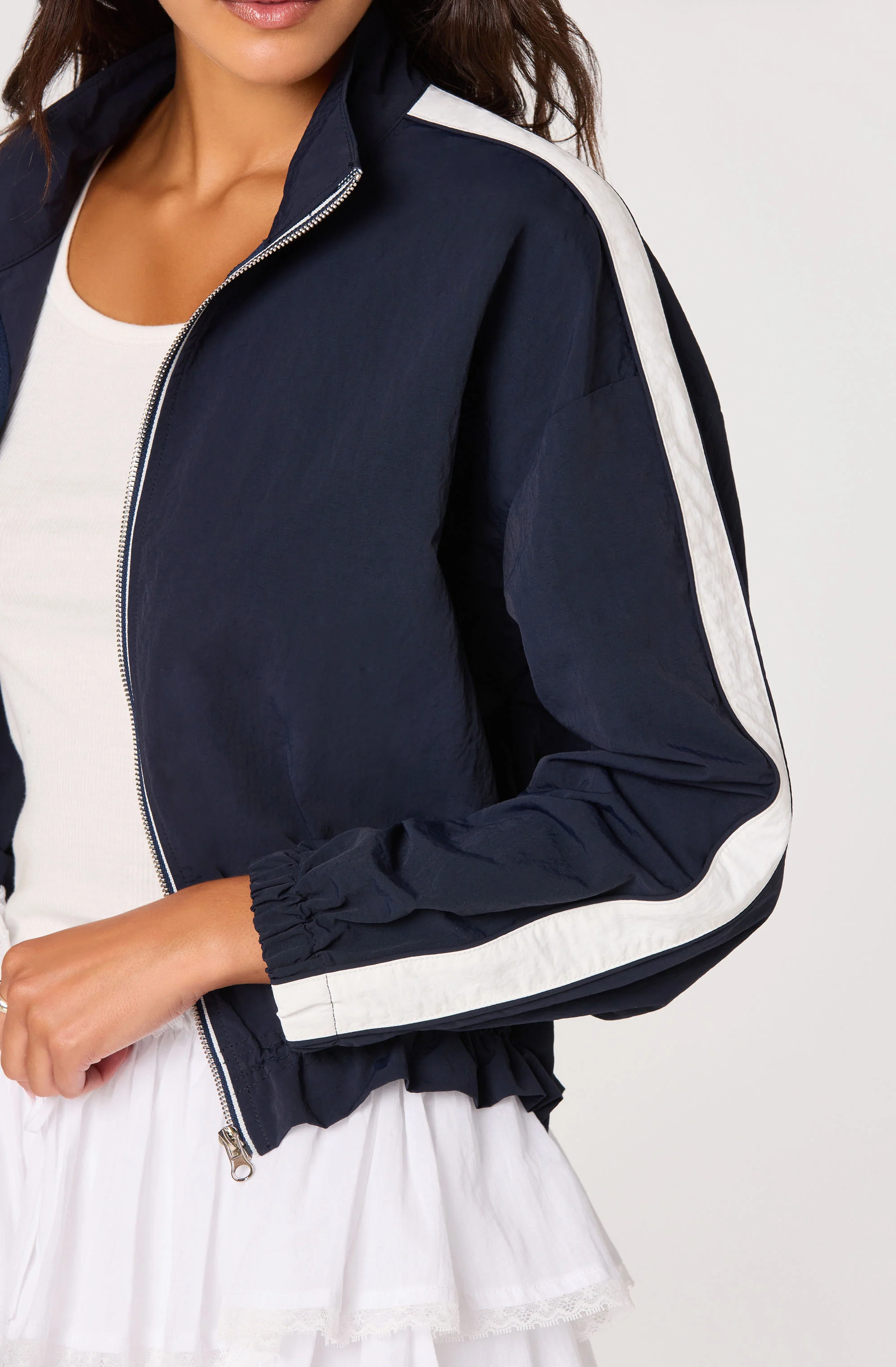 Teo Contrast Stripe Track Jacket - Image 5