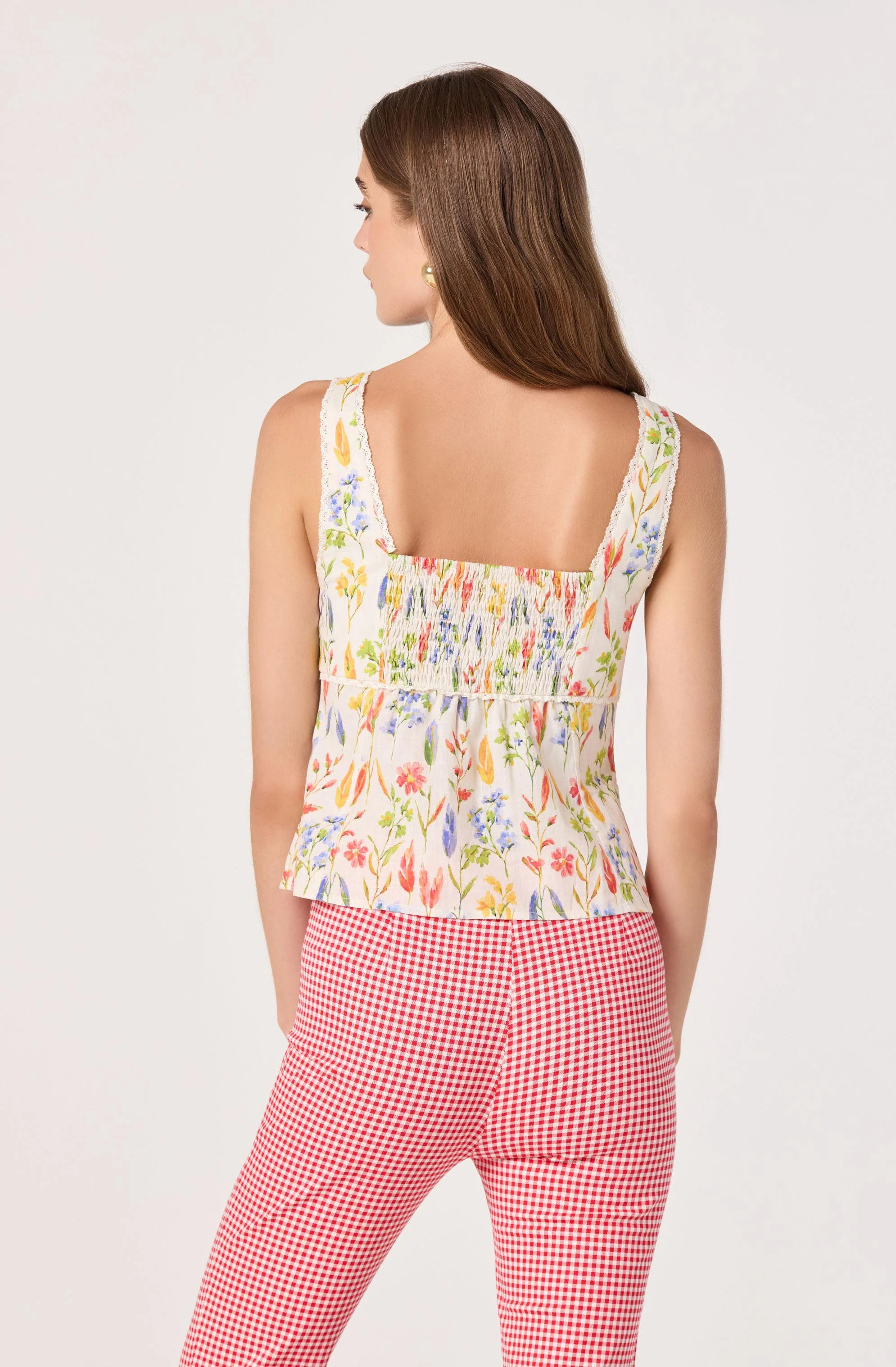 Theresa Floral Lace Bustier Tank - Image 4