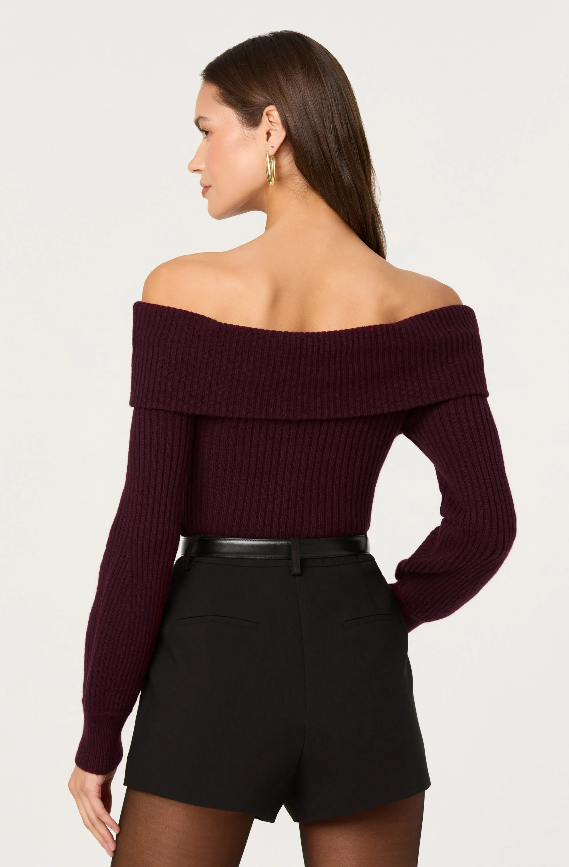 Tilde Twist Off Shoulder Sweater - Image 9