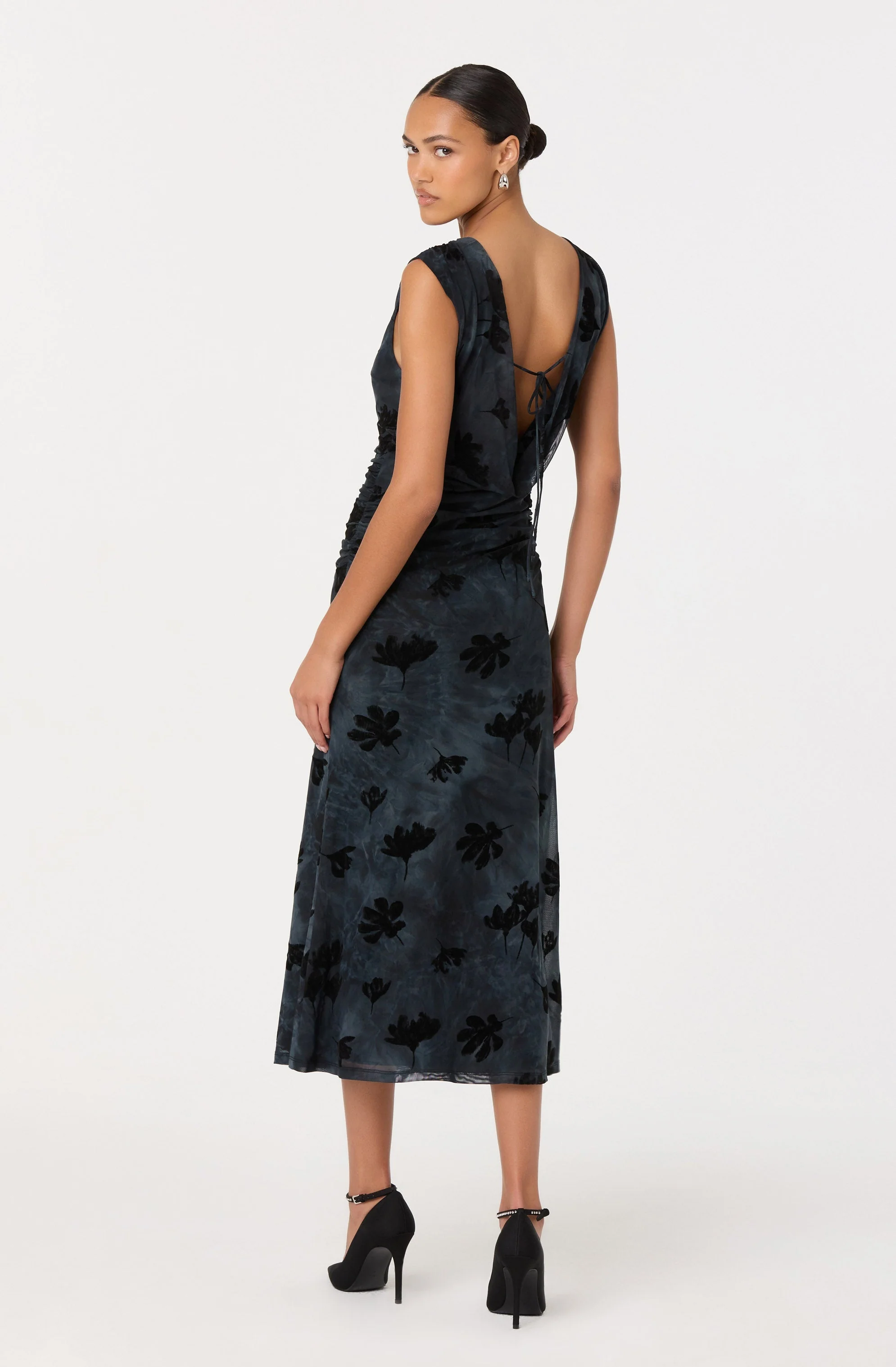 Tionne Floral Midi Dress - Image 2