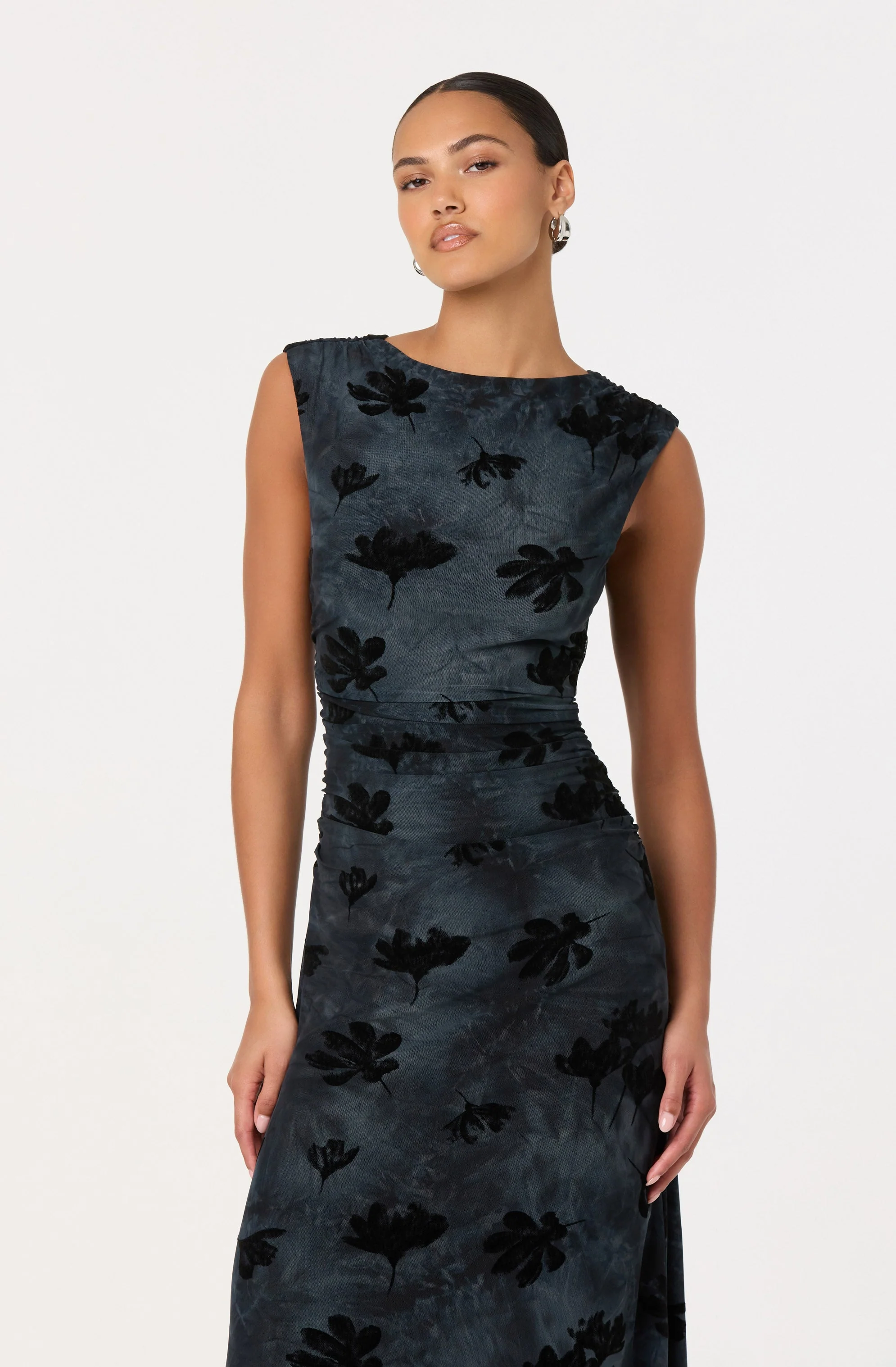 Tionne Floral Midi Dress - Image 4