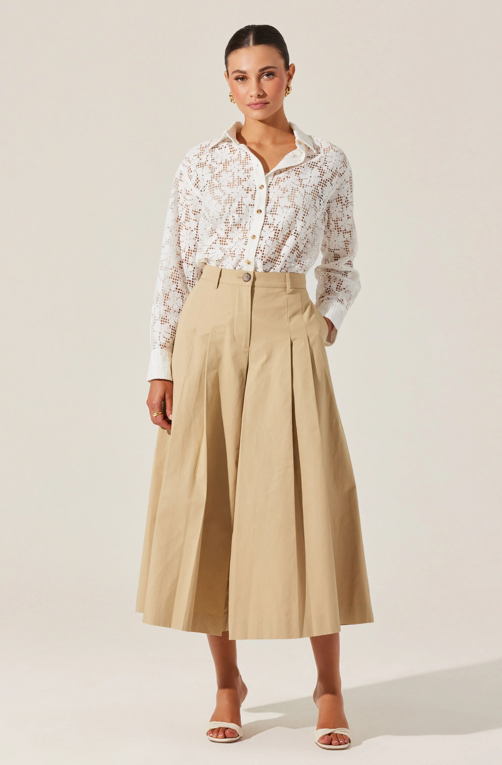 Tisa Floral Lace Top - Image 2