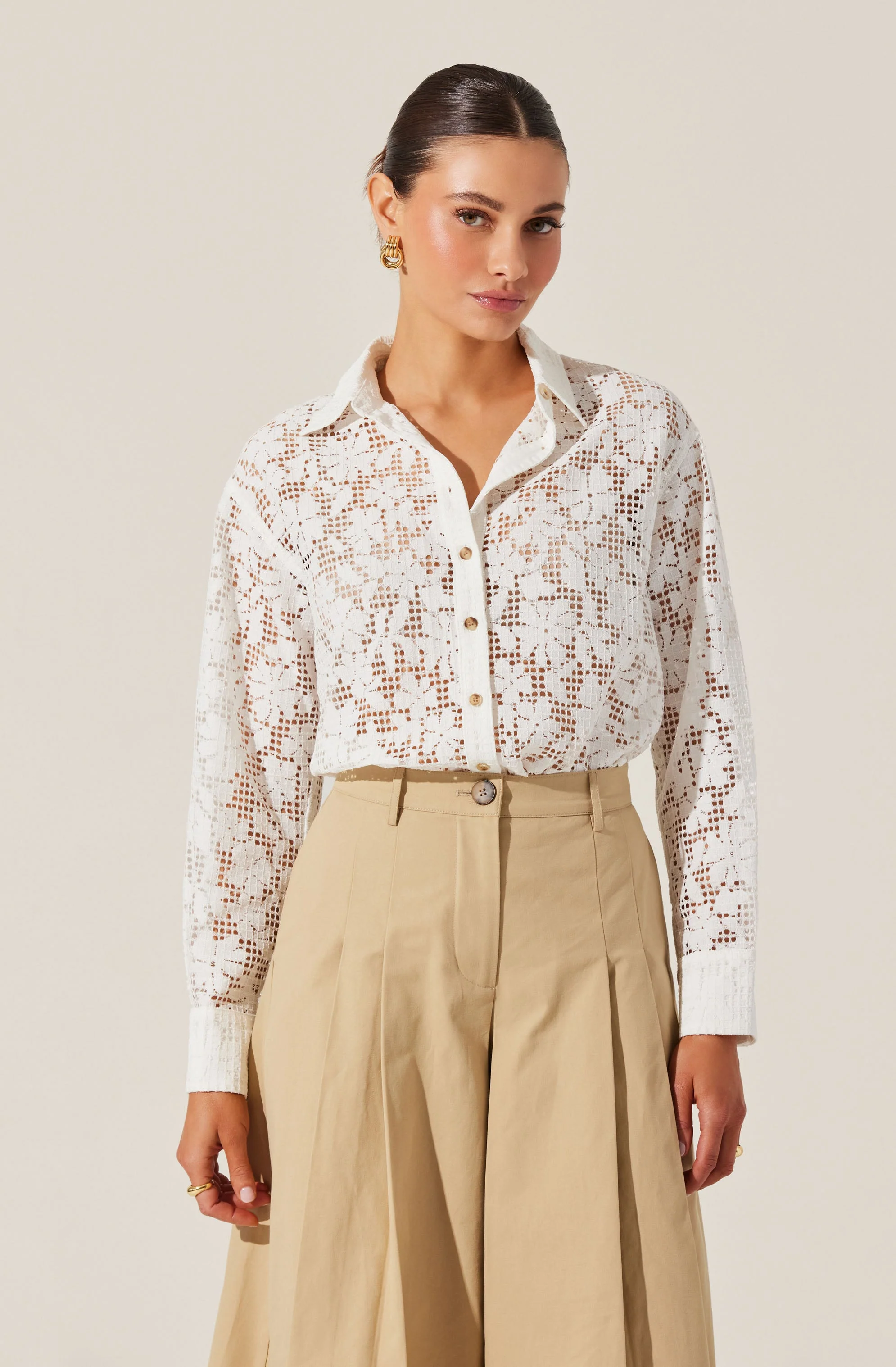 Tisa Floral Lace Top - Image 3