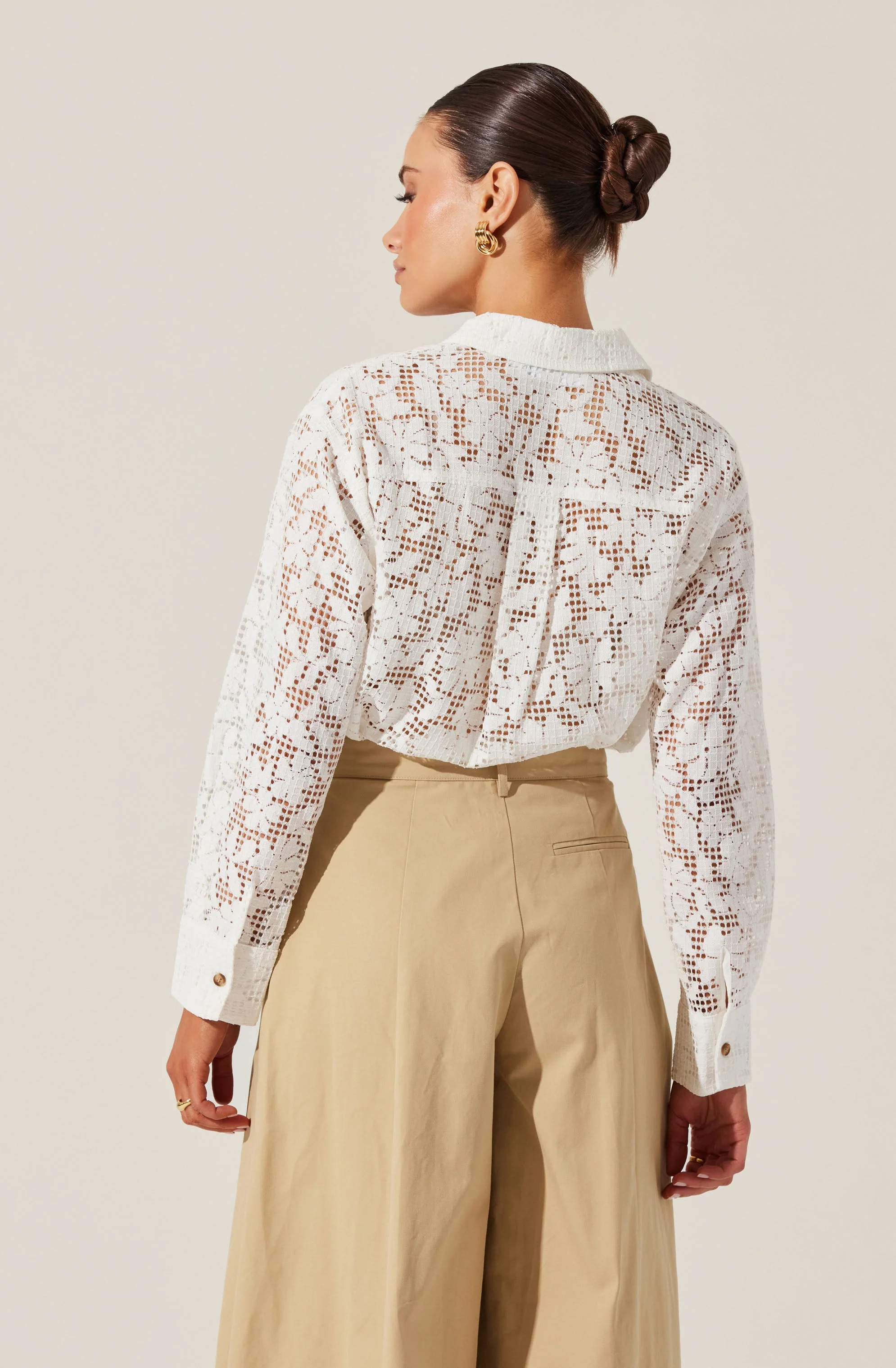 Tisa Floral Lace Top - Image 4