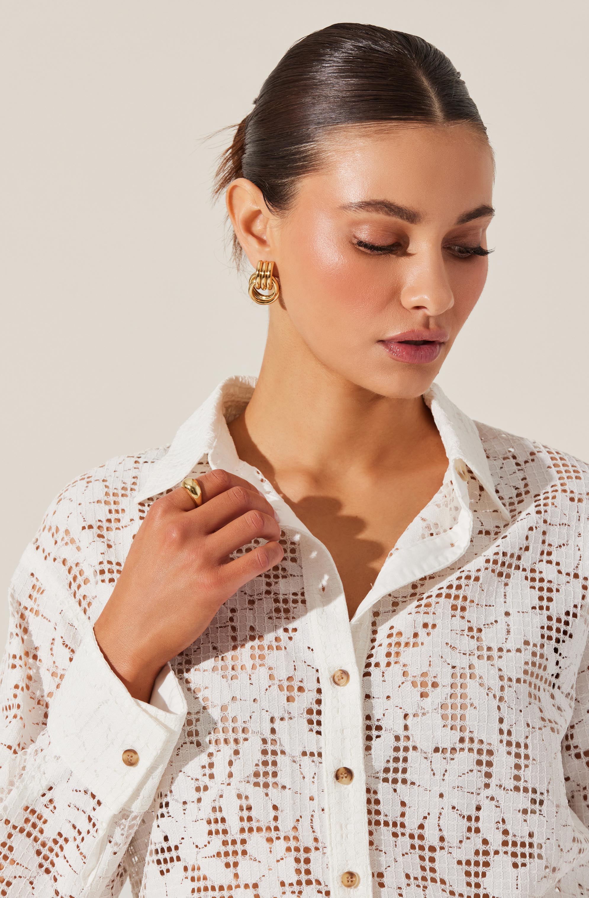 Tisa Floral Lace Top - Image 6