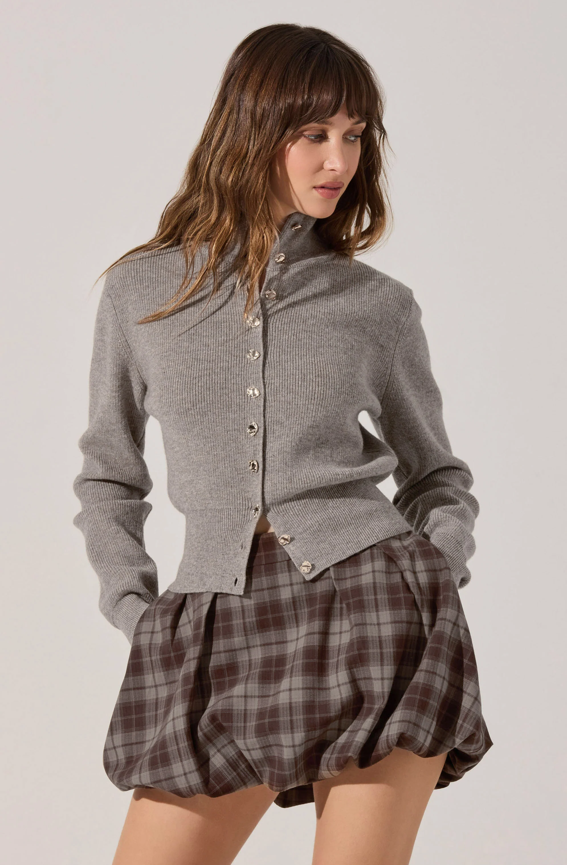 Toini Pleated Bubble Hem Skort - Image 5