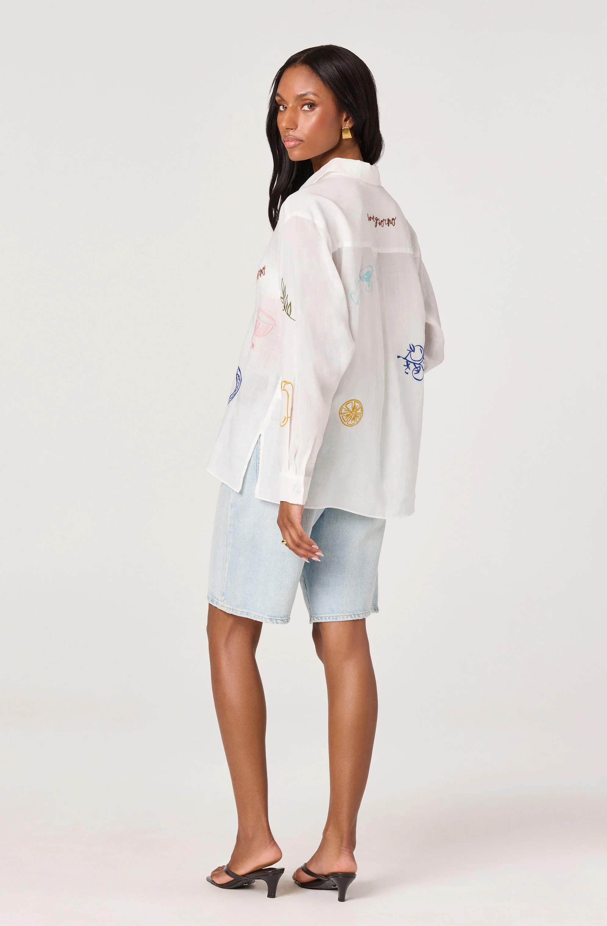 Trace Embroidered Picnic Shirt - Image 4