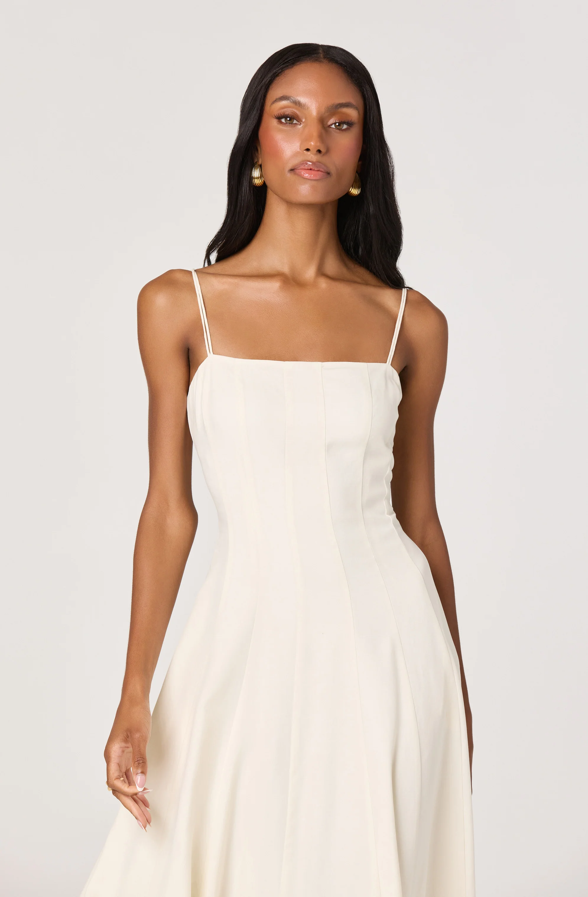 Trisha Square Neck Midi Dress - Image 2