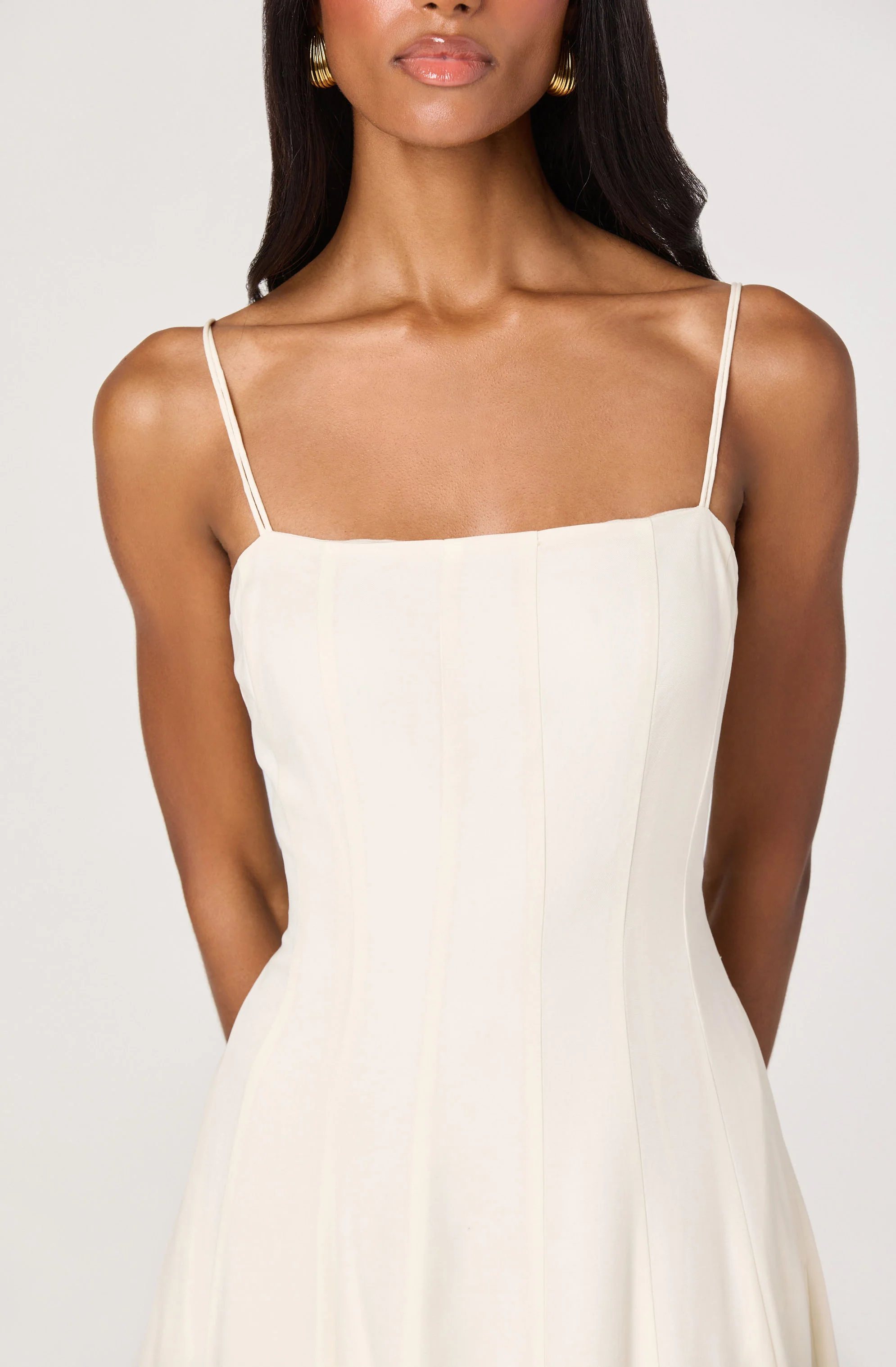 Trisha Square Neck Midi Dress - Image 5