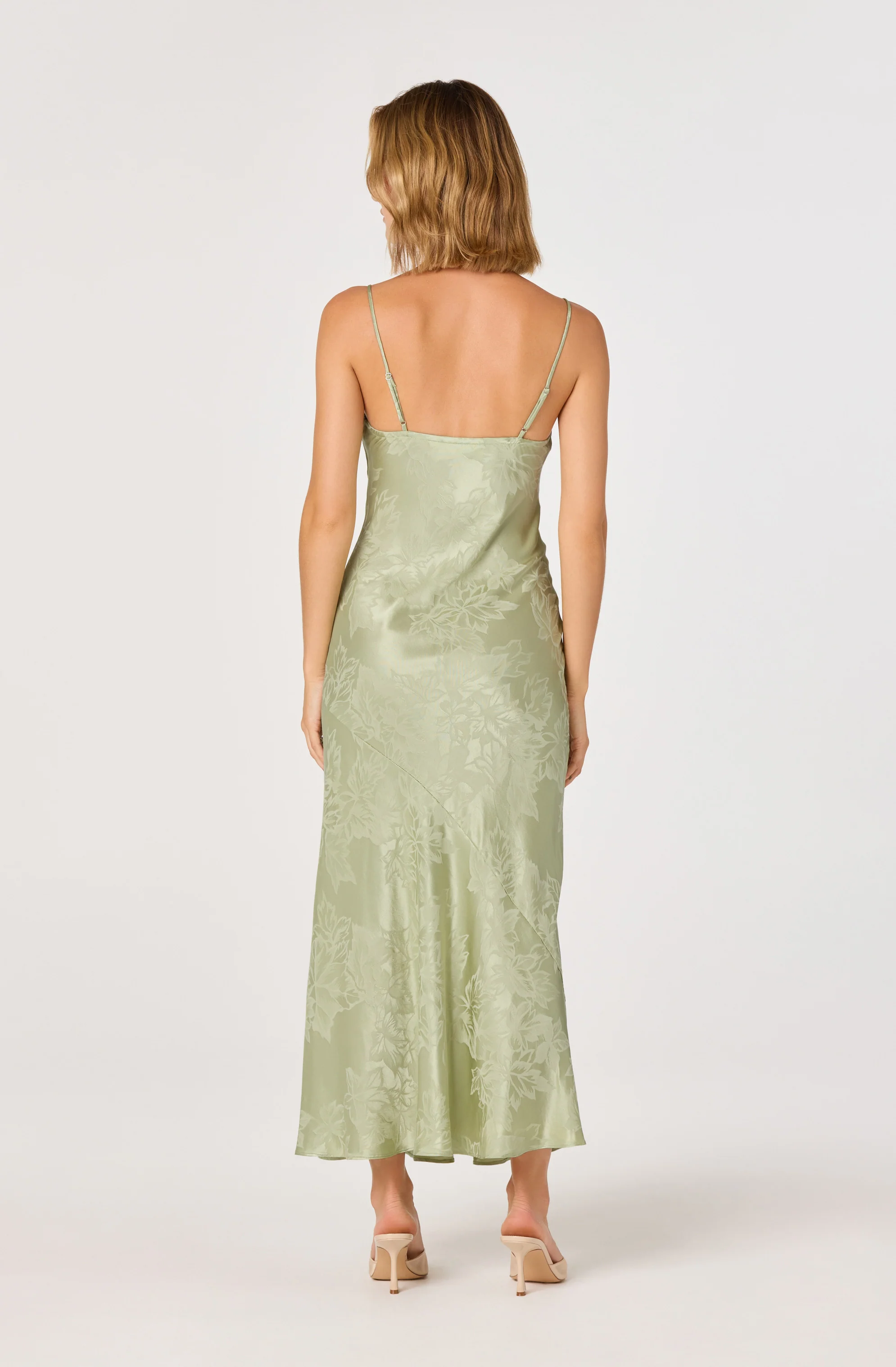 Tyla Satin Bias-Cut Maxi Dress - Image 10