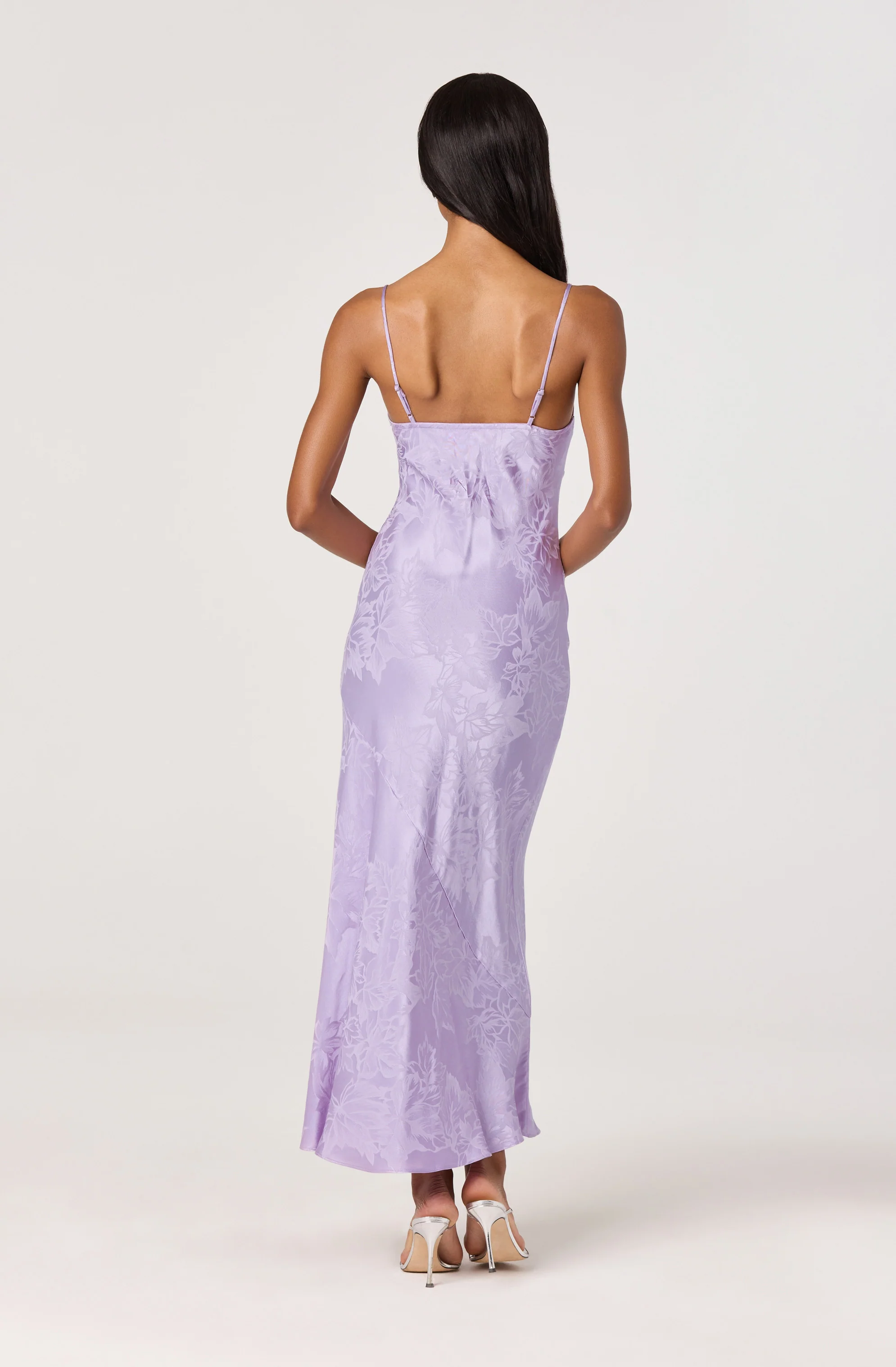 Tyla Satin Bias-Cut Maxi Dress - Image 4
