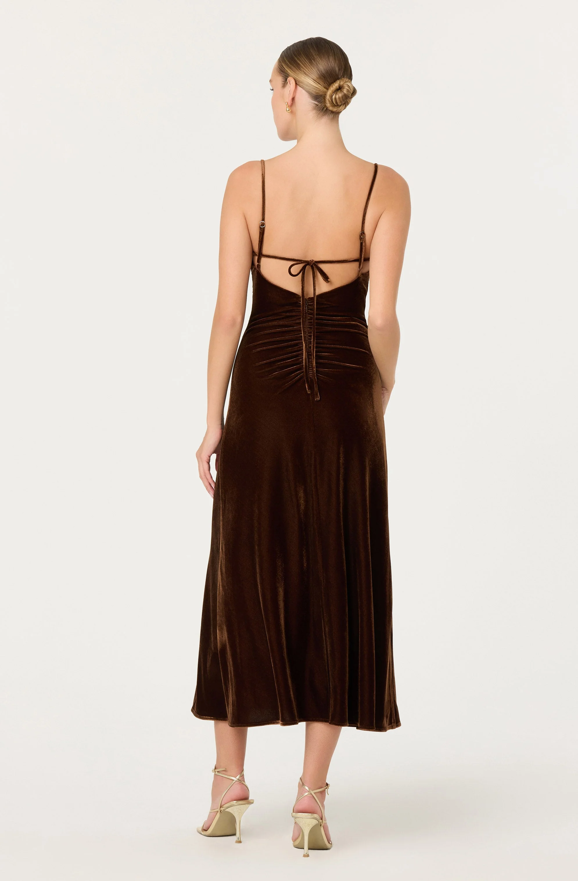 Valery Velvet Maxi Dress - Image 4