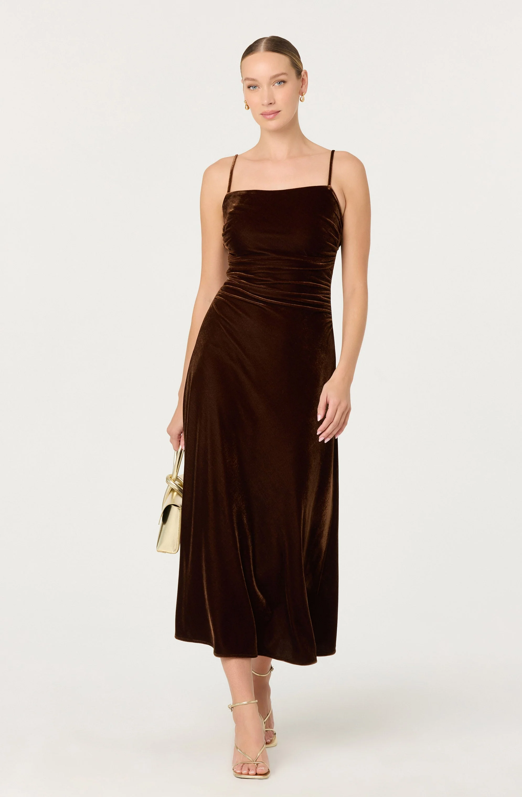 Valery Velvet Maxi Dress - Image 6