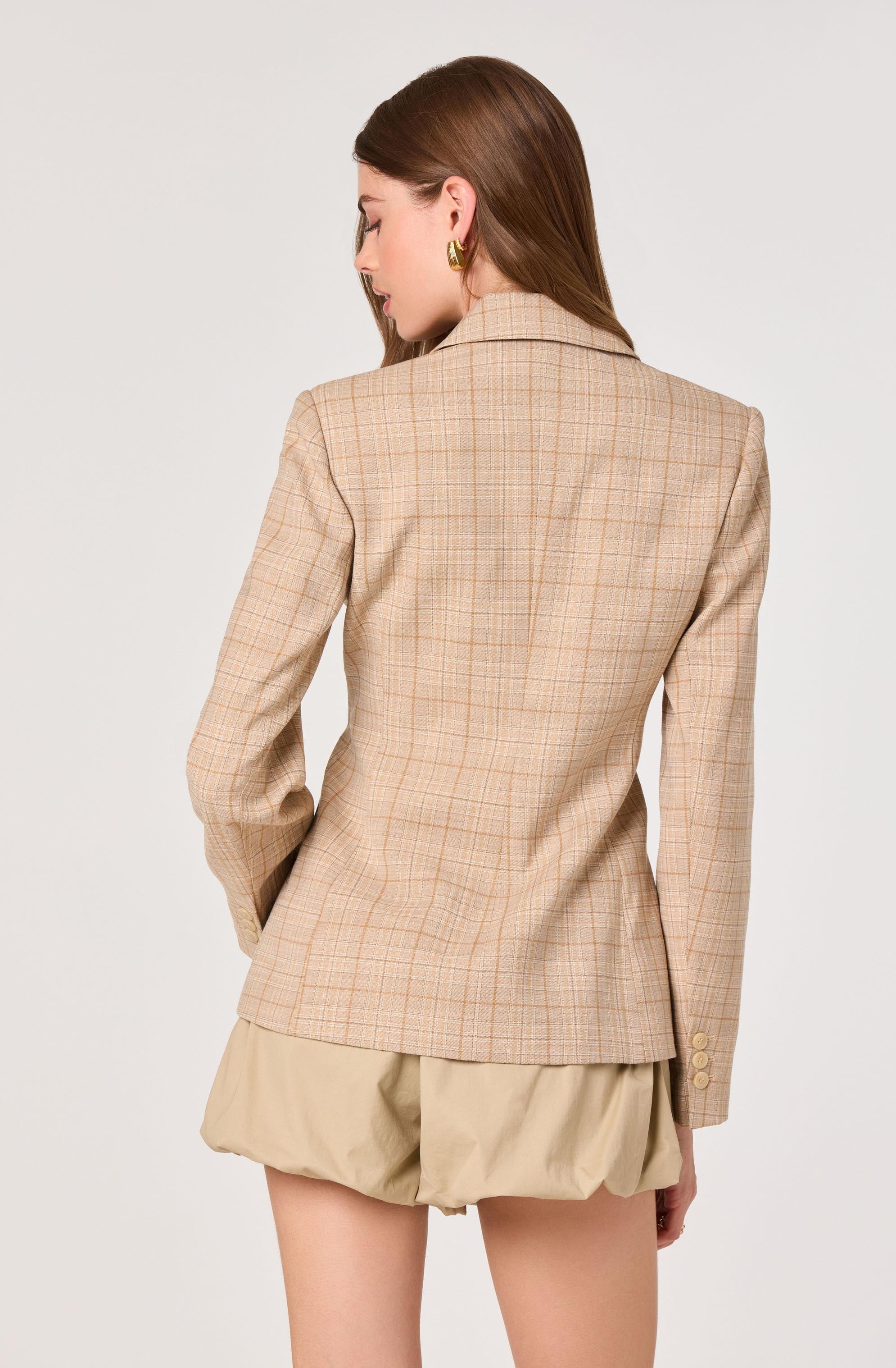 Valor Plaid Tailored Blazer - Image 4