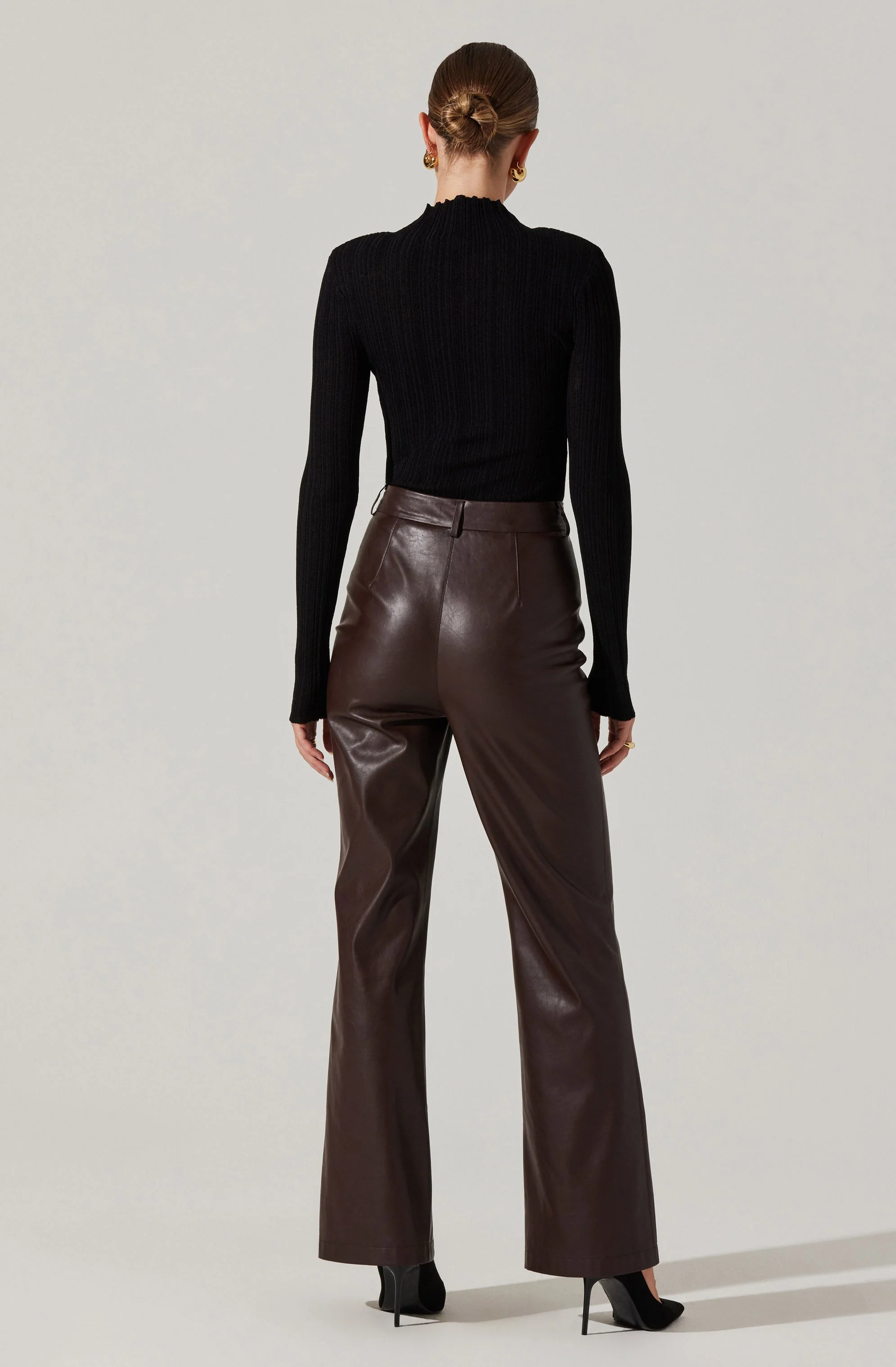 Vance Faux Leather Pants - Image 6