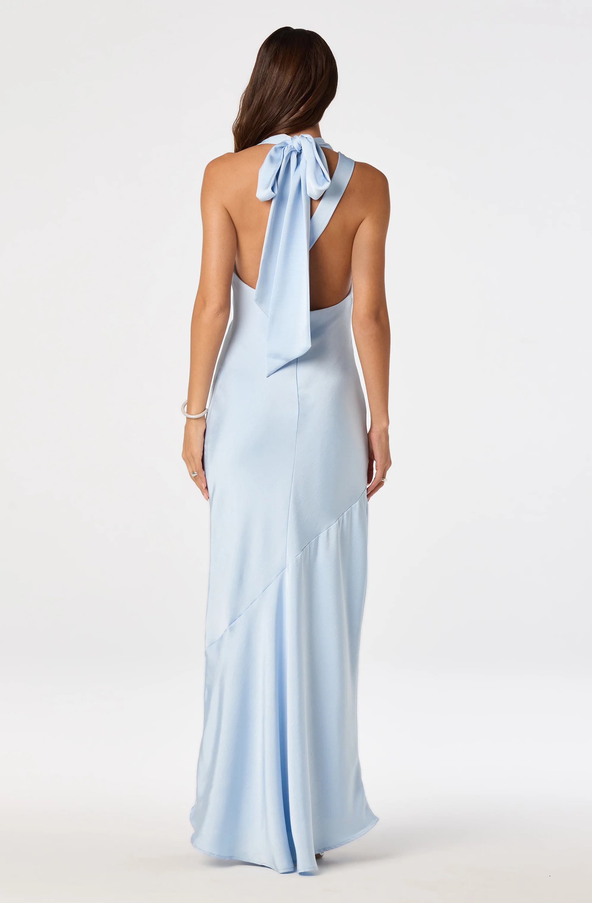 Varya Satin Cowl Neck Maxi Dress - Image 6