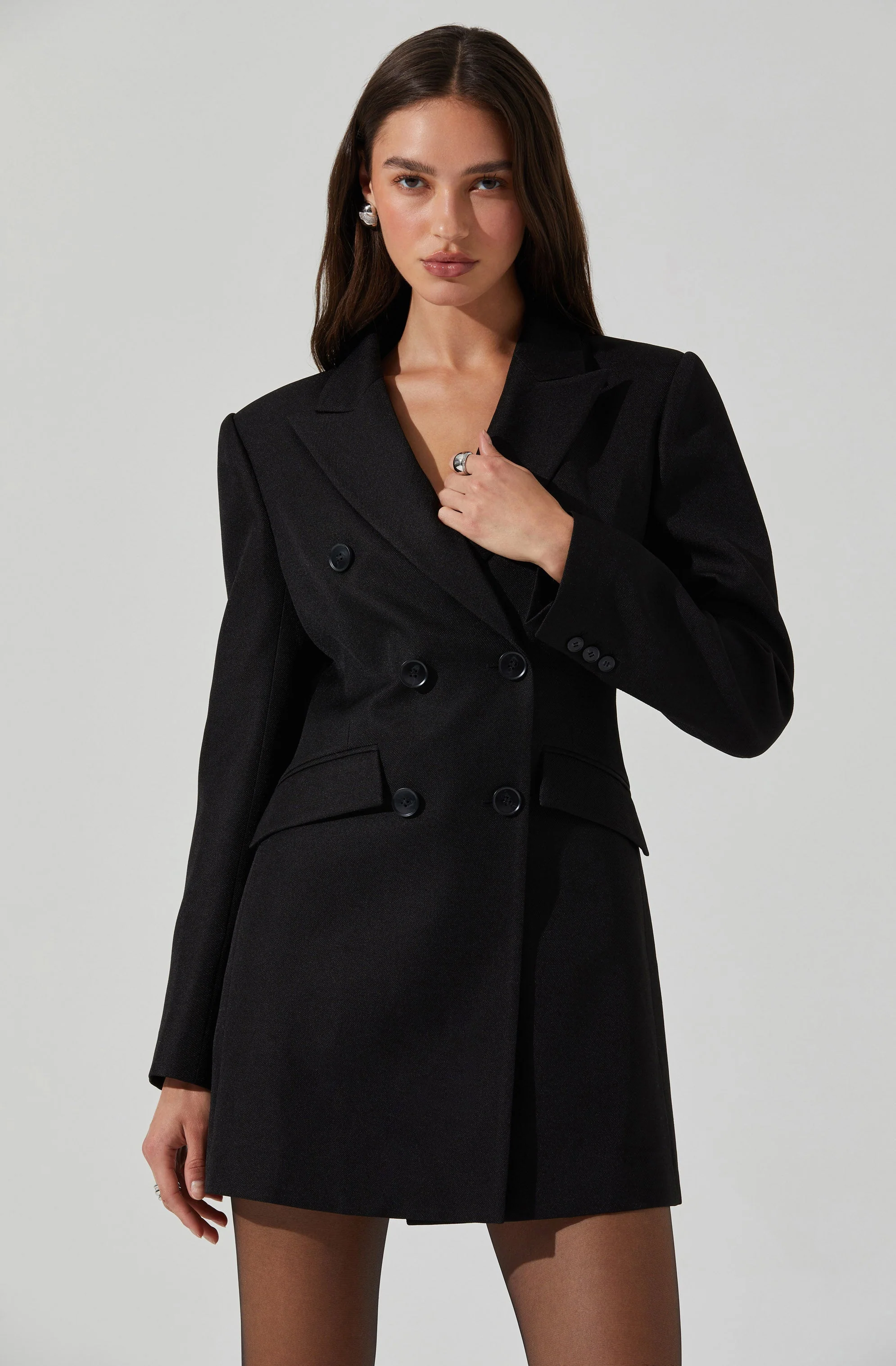 Verity Tailored Double Breasted Coat - Image 6