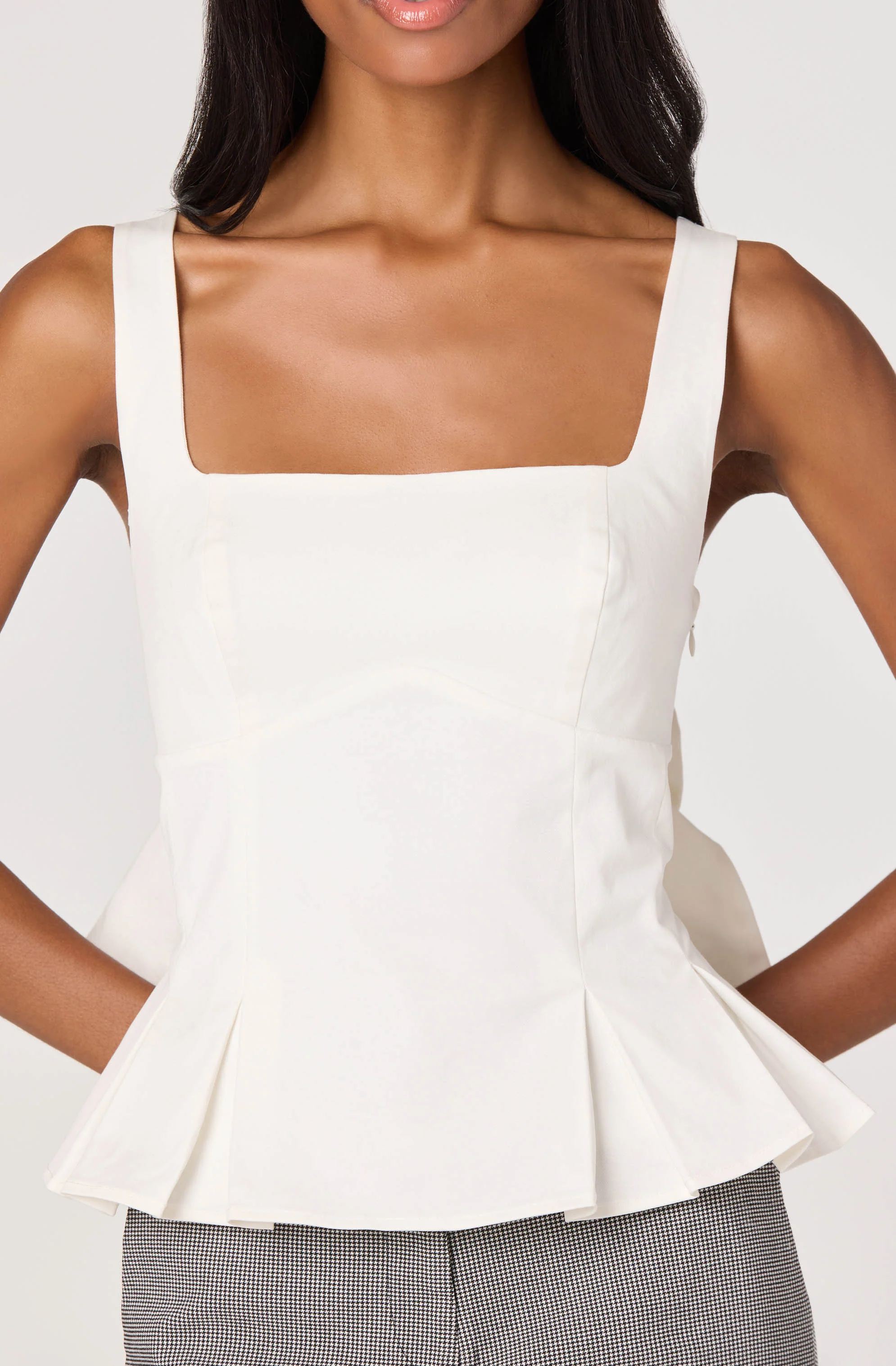 Viki Bow-Back Peplum Top - Image 5