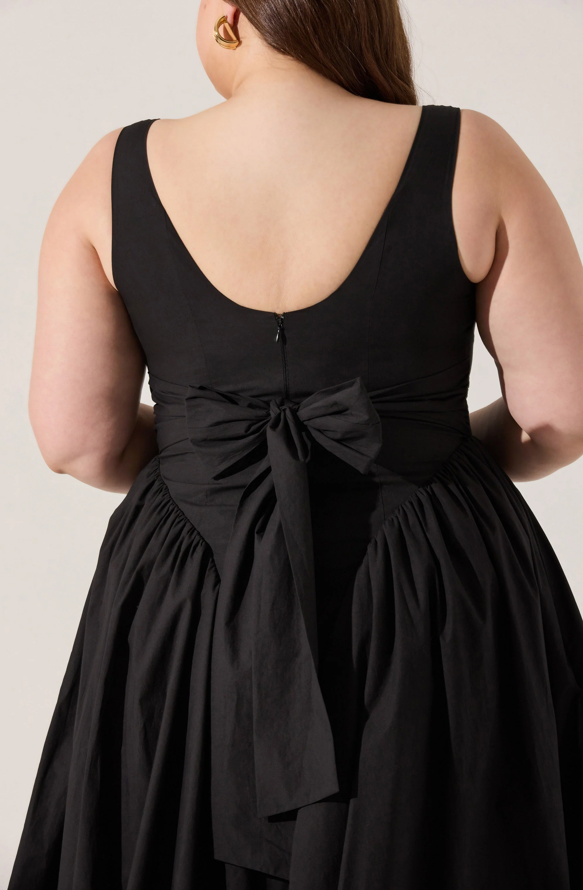 Vinya Poplin Drop Waist Dress - Image 24