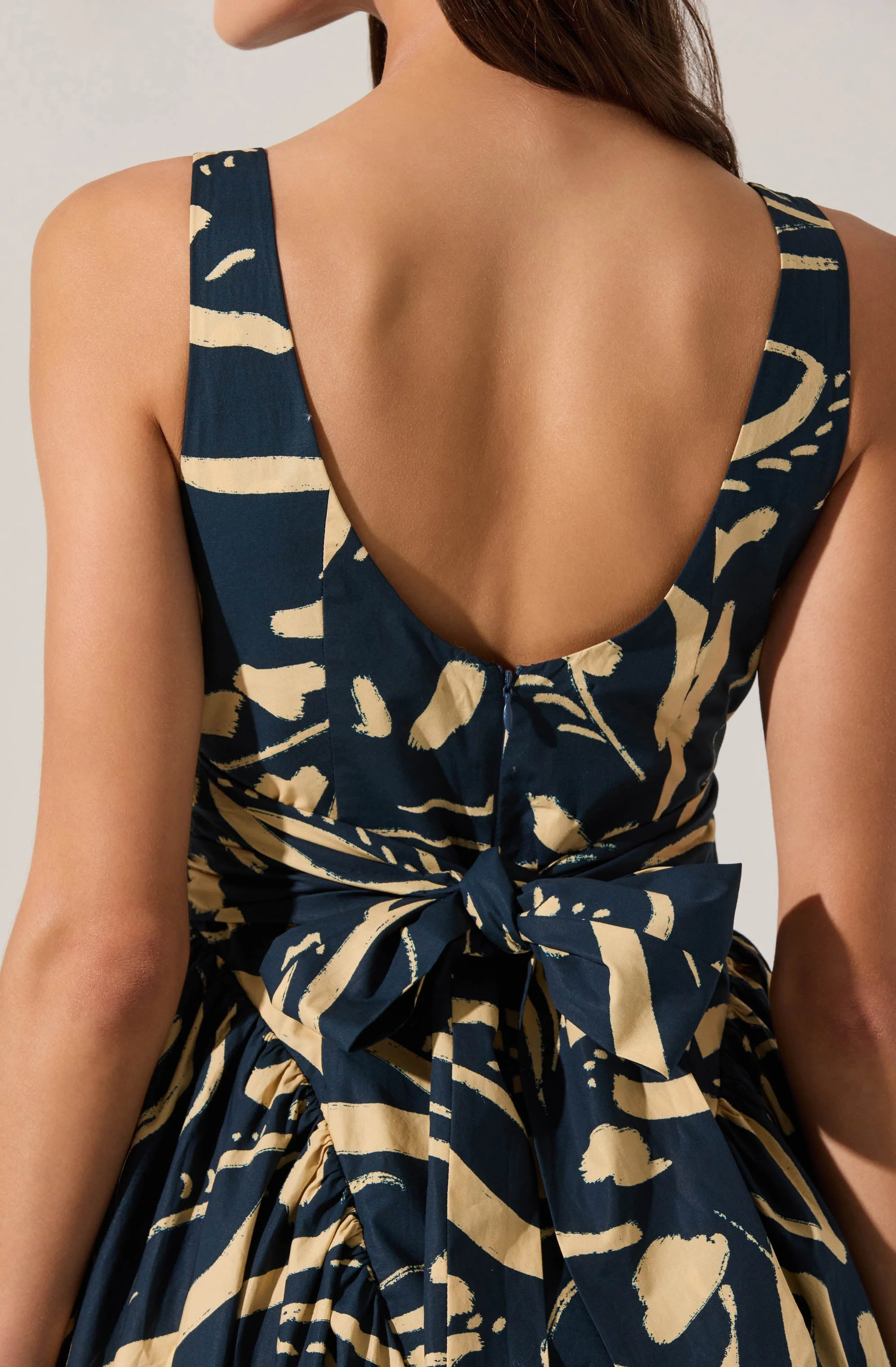 Vinya Drop Waist Midi Dress - Image 2