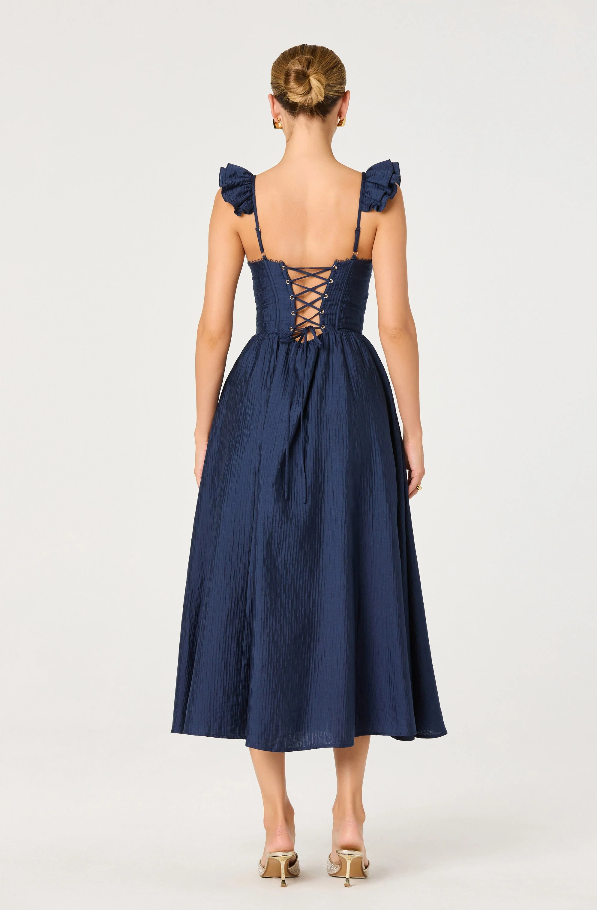 Wedelia Bustier Midi Dress - Image 10