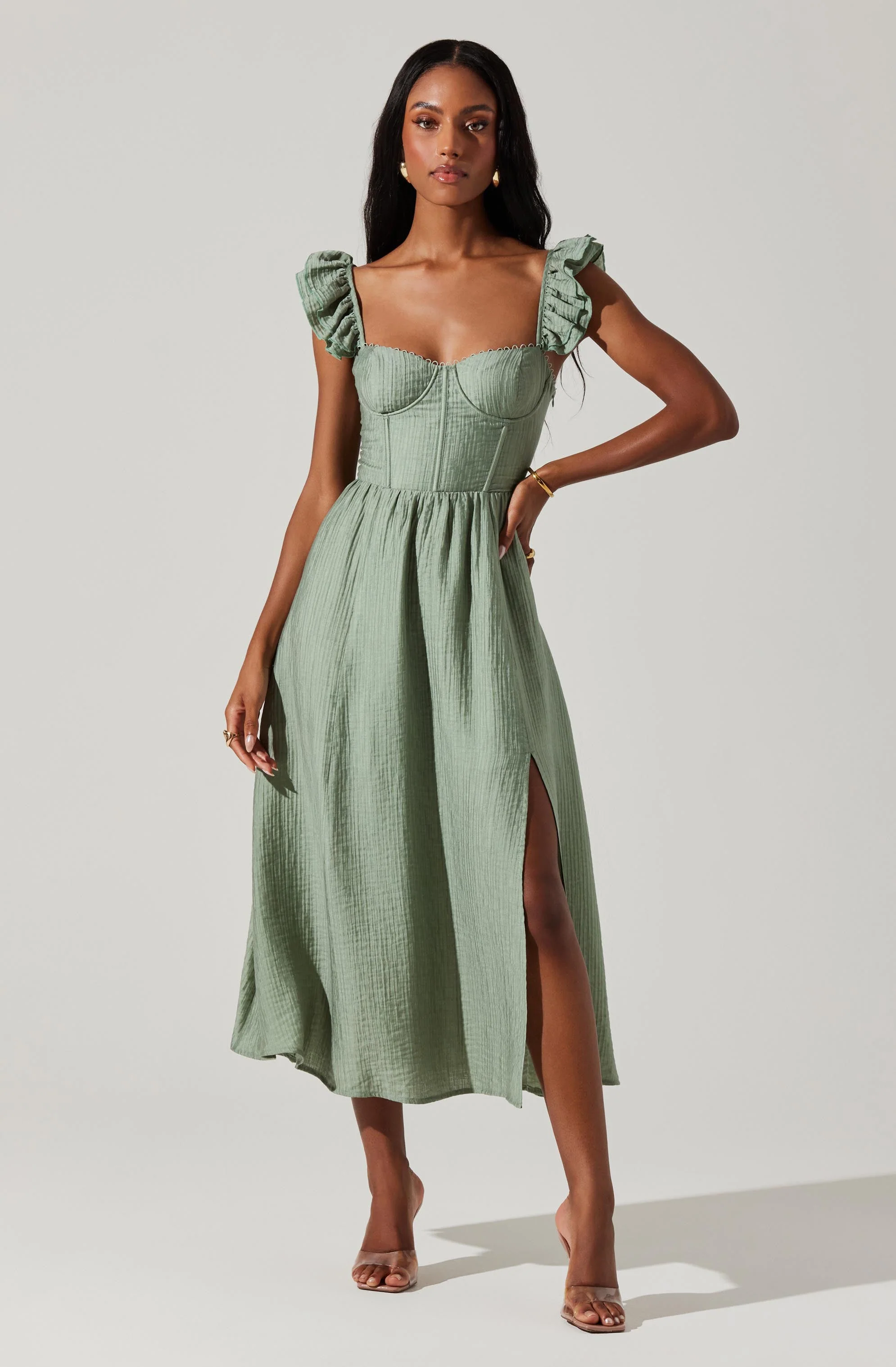 Wedelia Bustier Midi Dress - Image 19