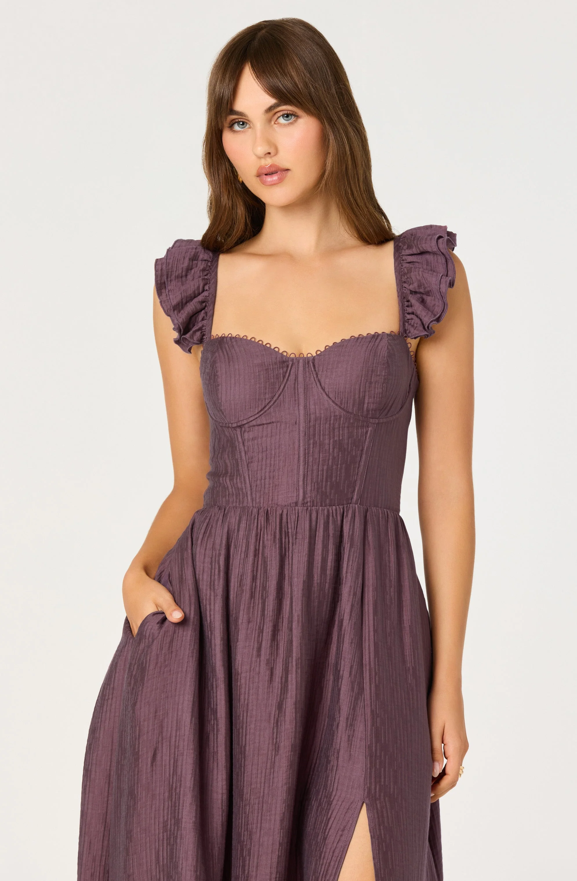 Wedelia Bustier Midi Dress - Image 2