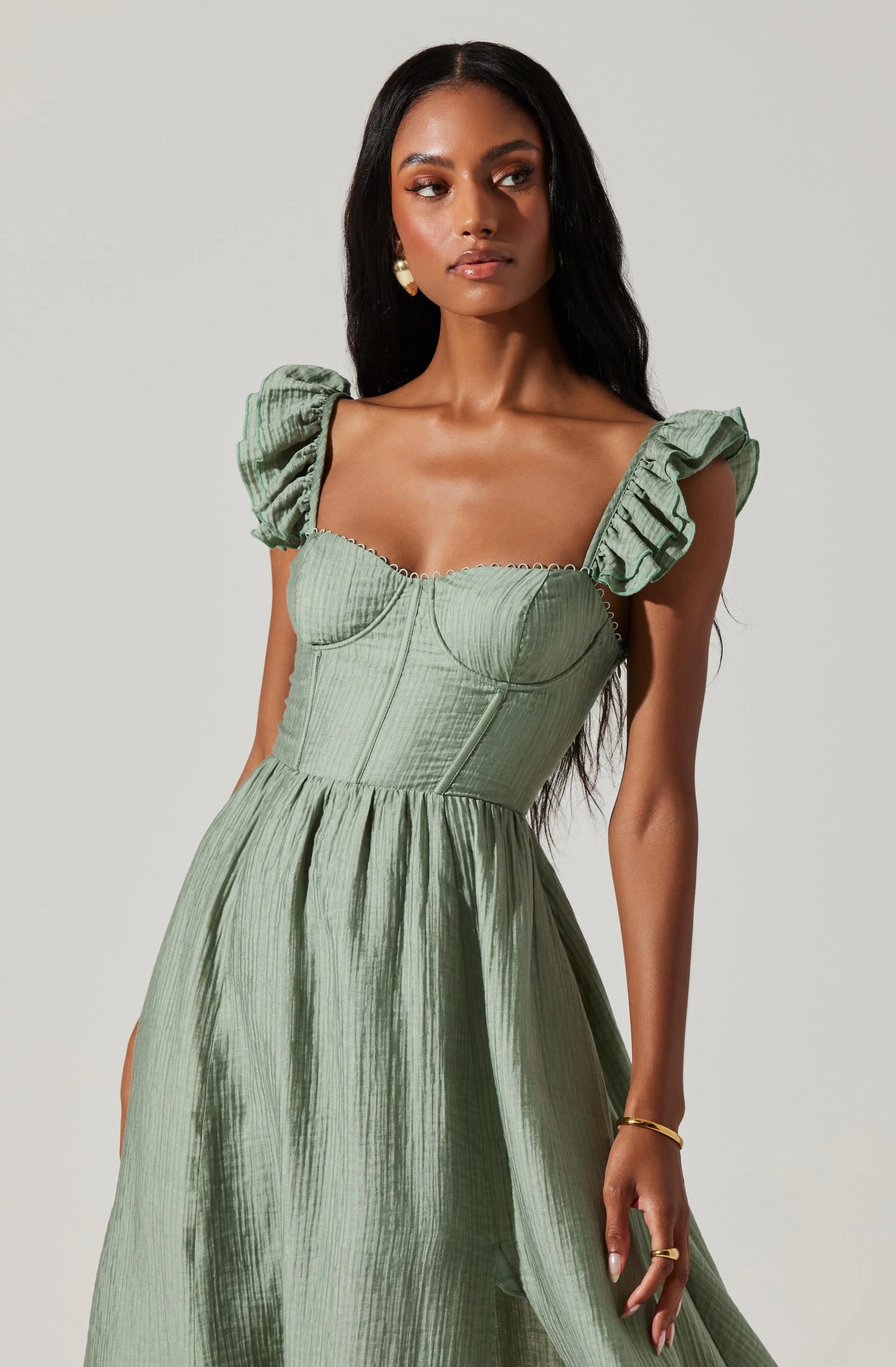 Wedelia Bustier Midi Dress - Image 20