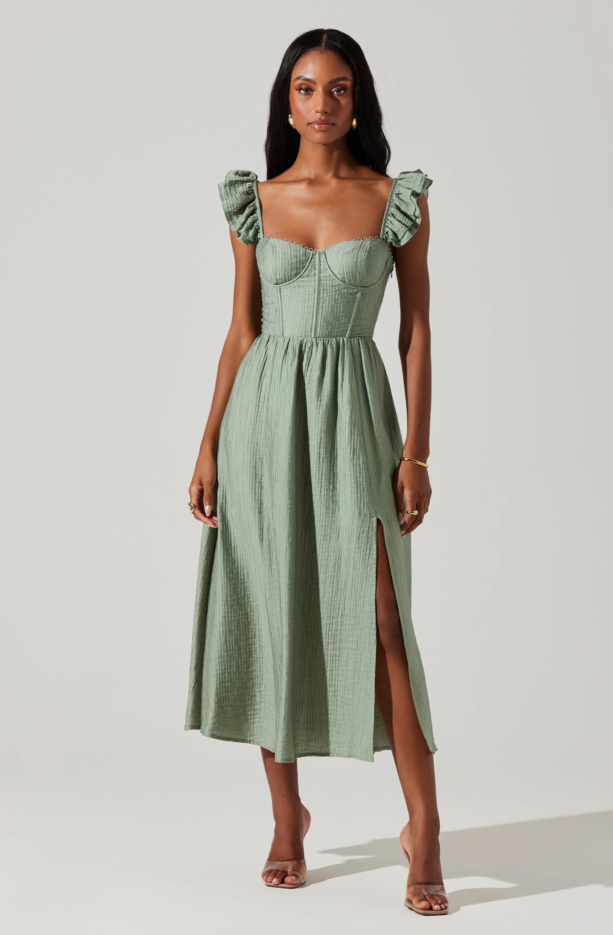Wedelia Bustier Midi Dress - Image 21