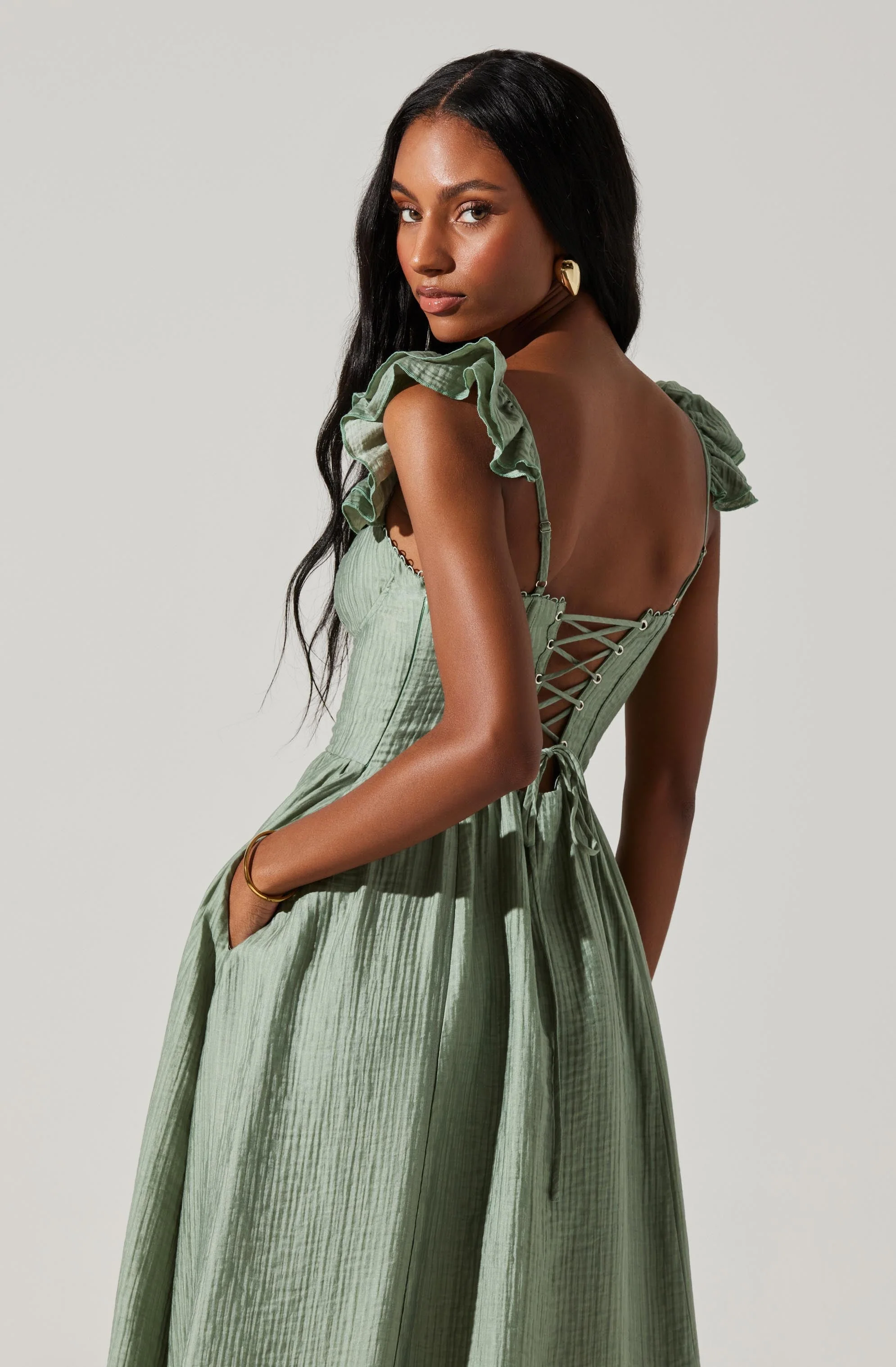 Wedelia Bustier Midi Dress - Image 22