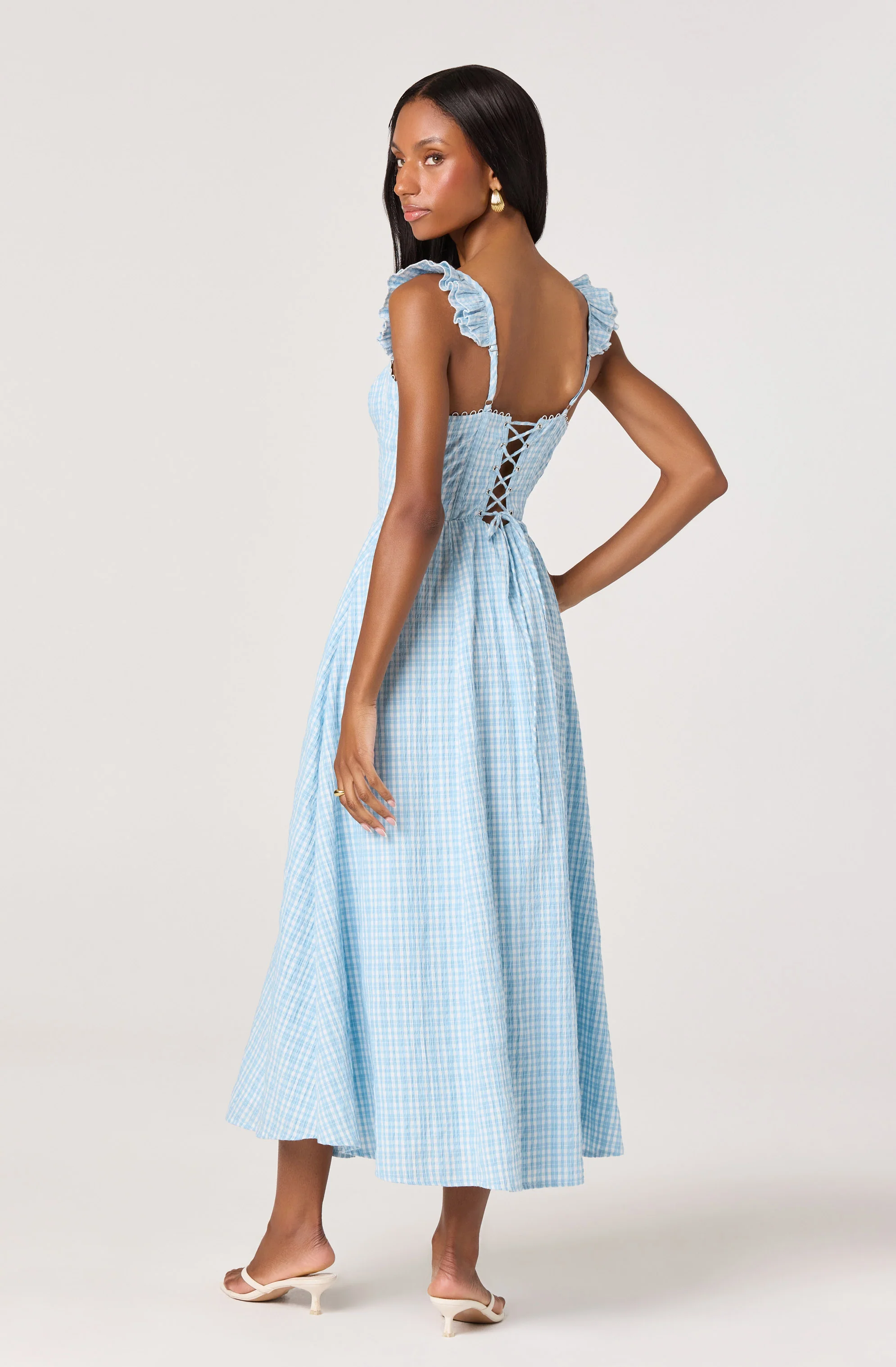 Wedelia Print Midi Dress - Image 12
