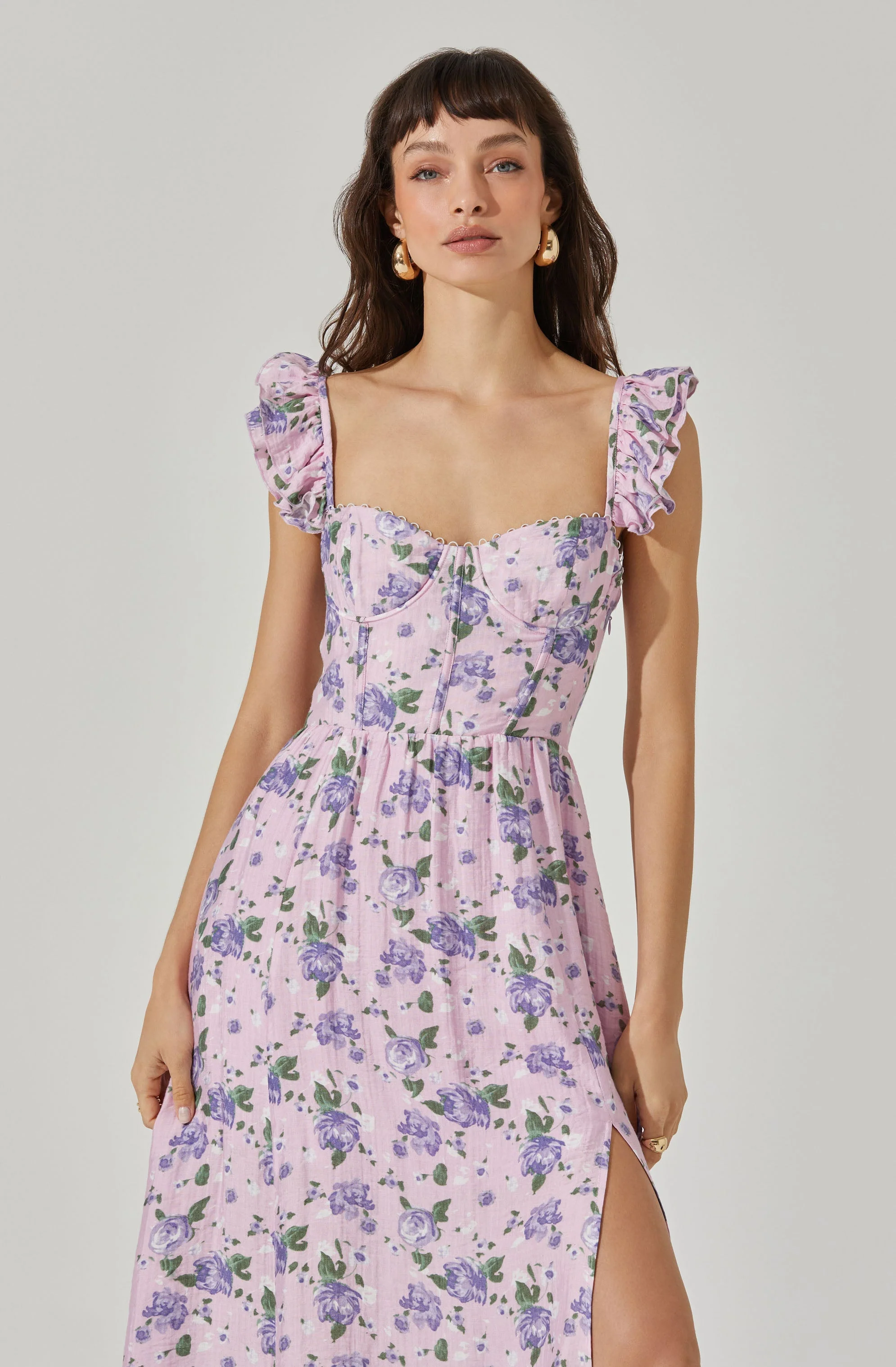 Wedelia Print Midi Dress - Image 14