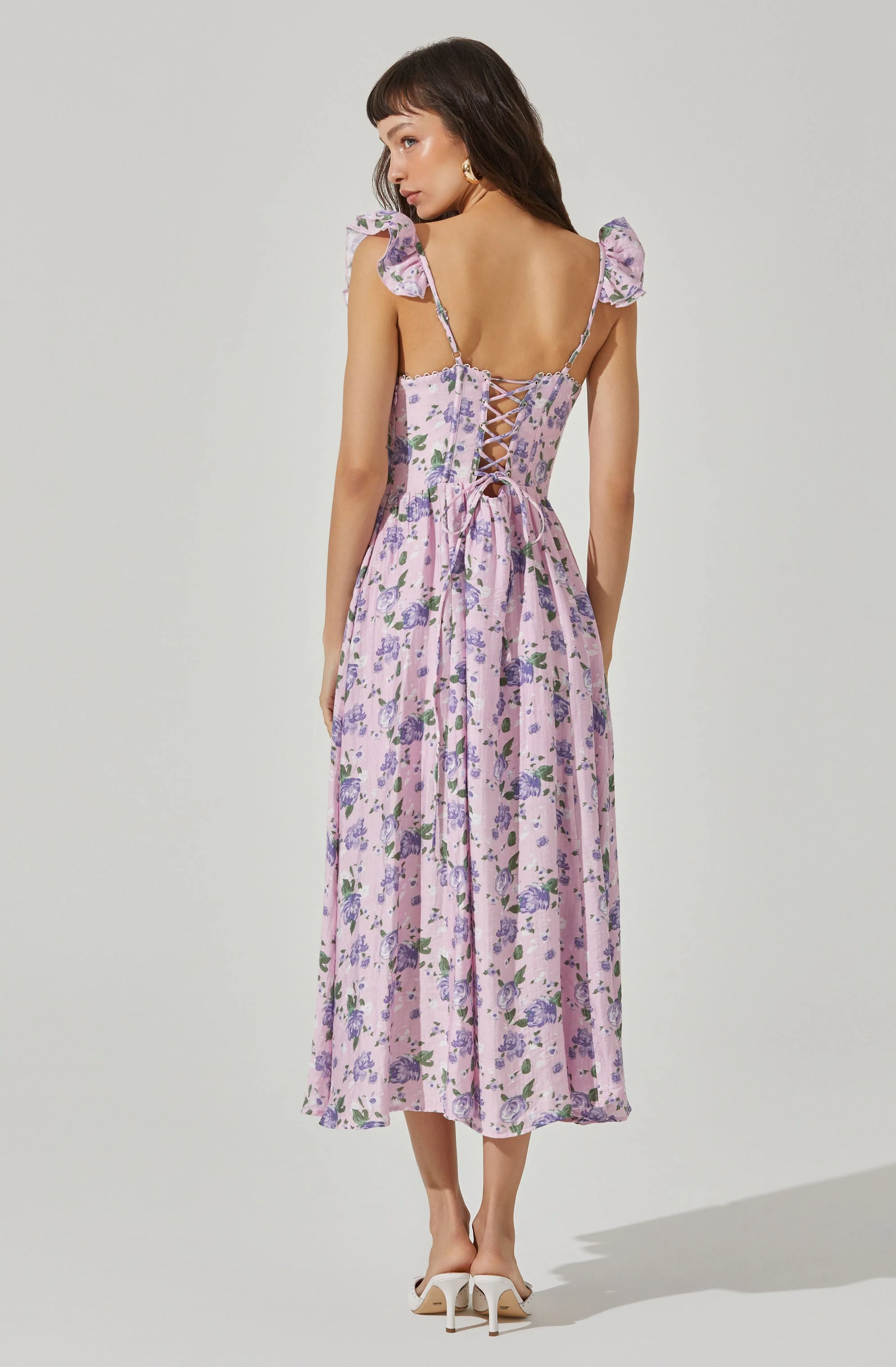 Wedelia Print Midi Dress - Image 17