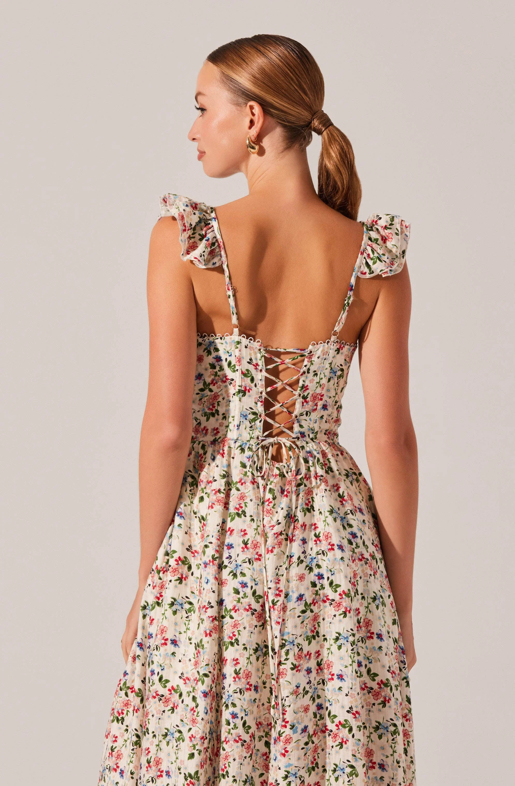 Wedelia Print Midi Dress - Image 20