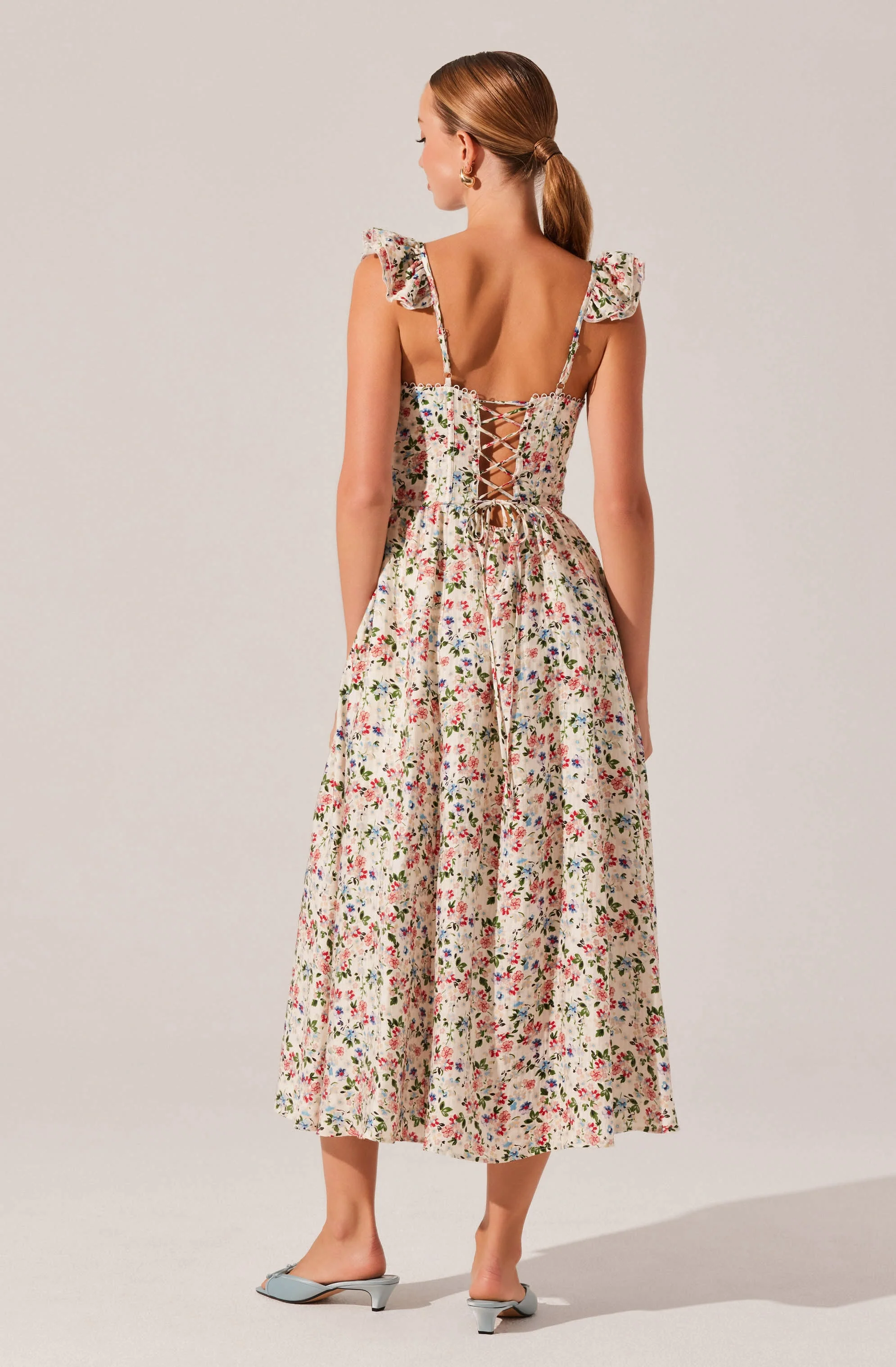 Wedelia Print Midi Dress - Image 22