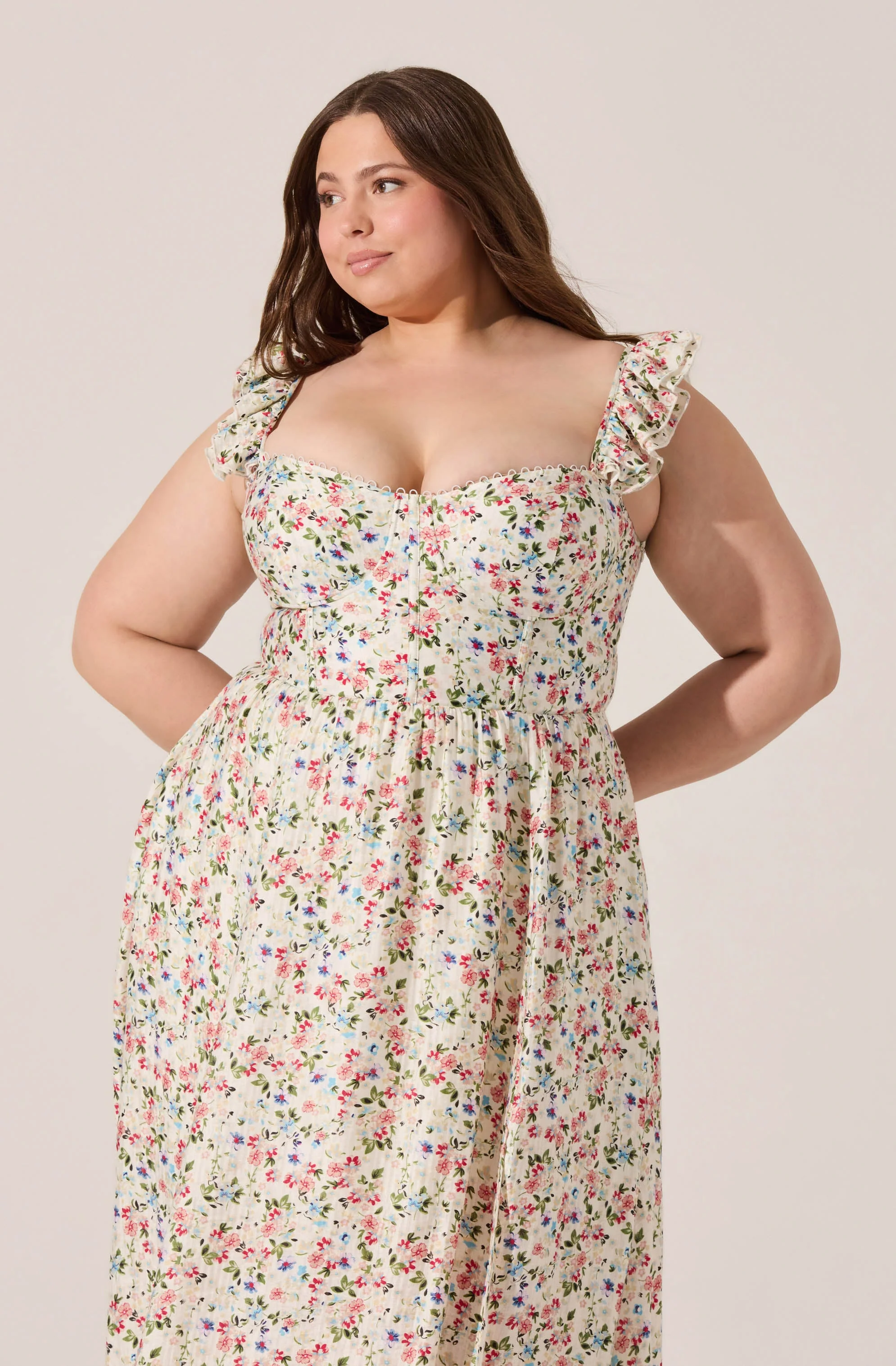 Wedelia Print Midi Dress - Image 27