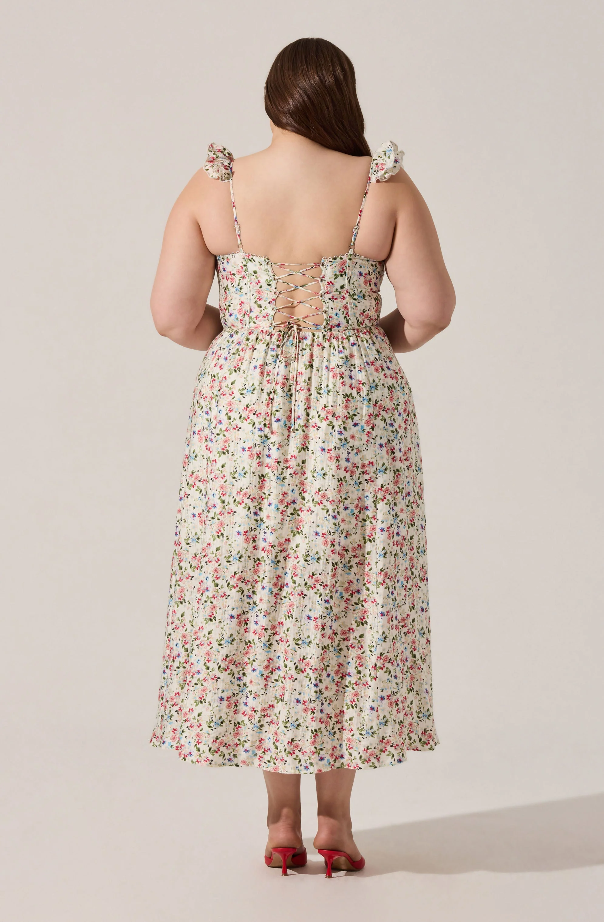 Wedelia Print Midi Dress - Image 28