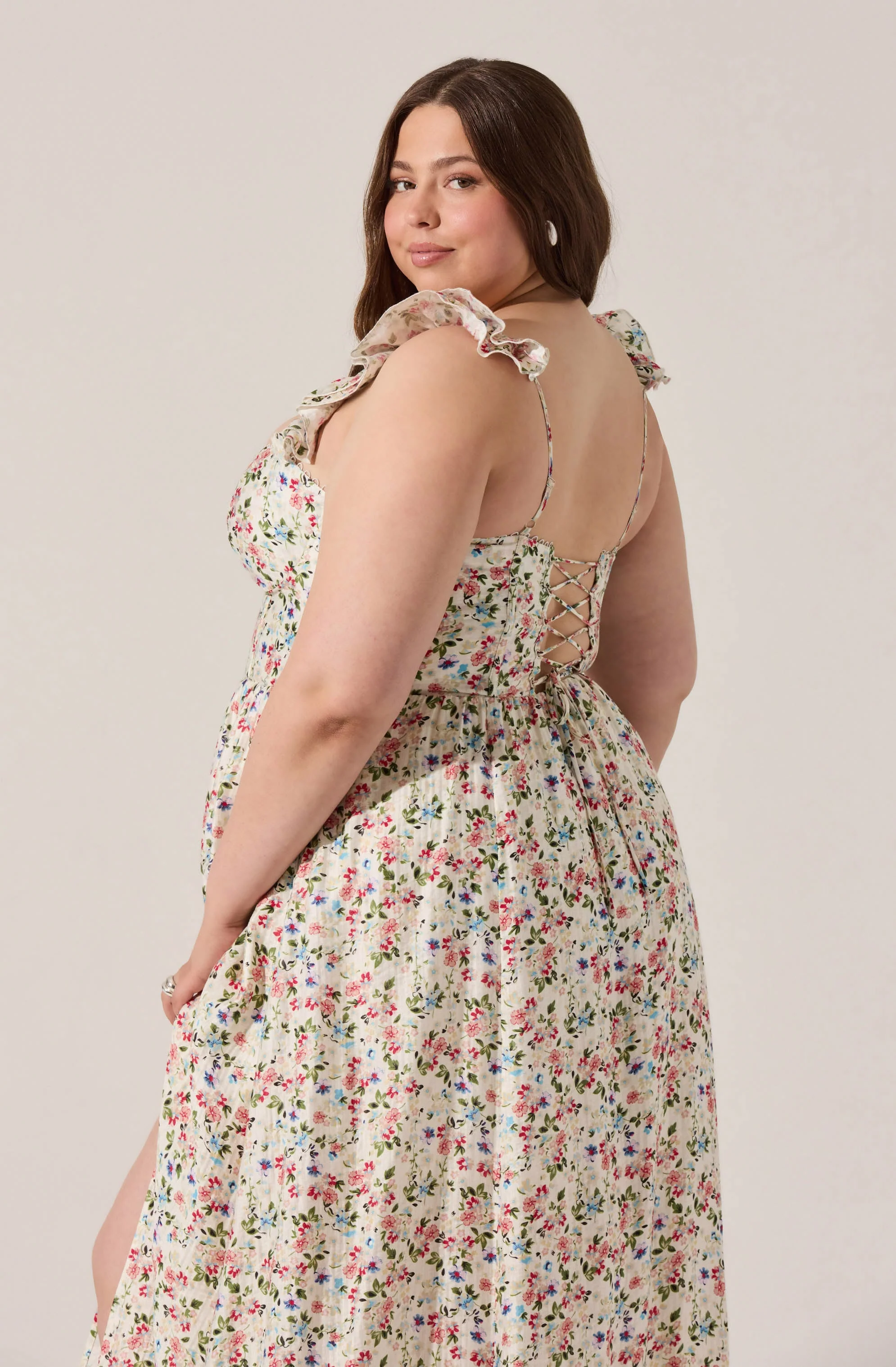 Wedelia Print Midi Dress - Image 29