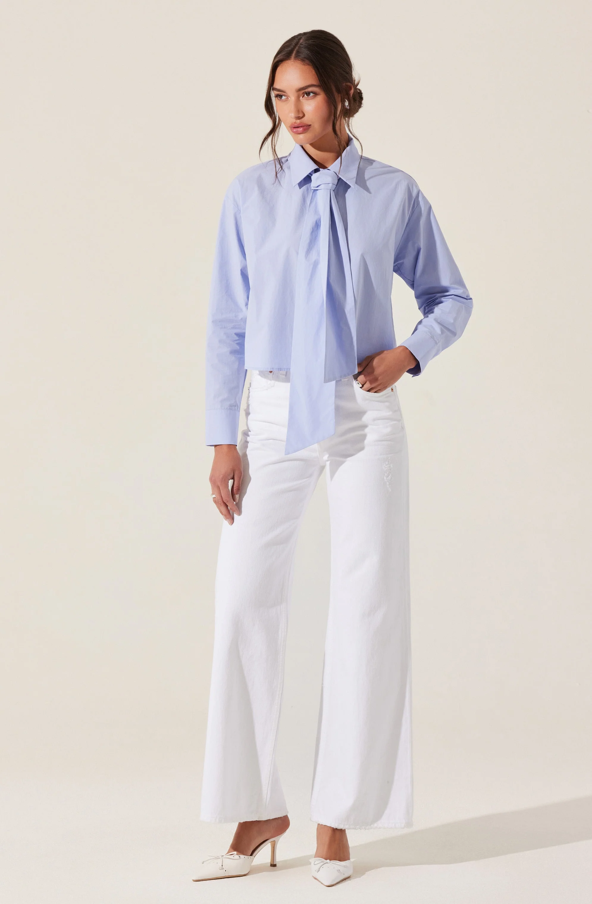 Wendi Bow Tie Top - Image 3