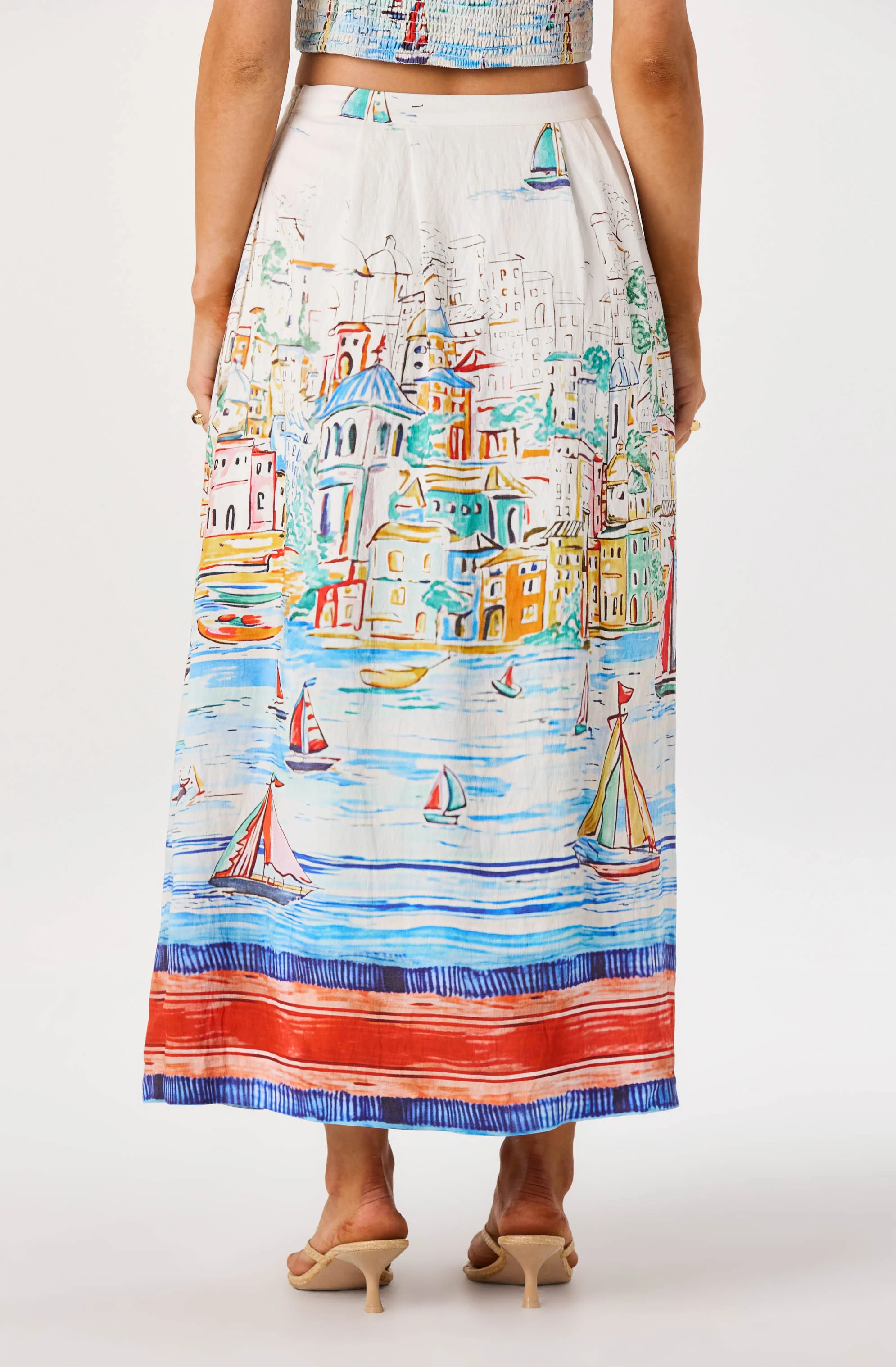 Wendy Pleated Midi Skirt - Image 4
