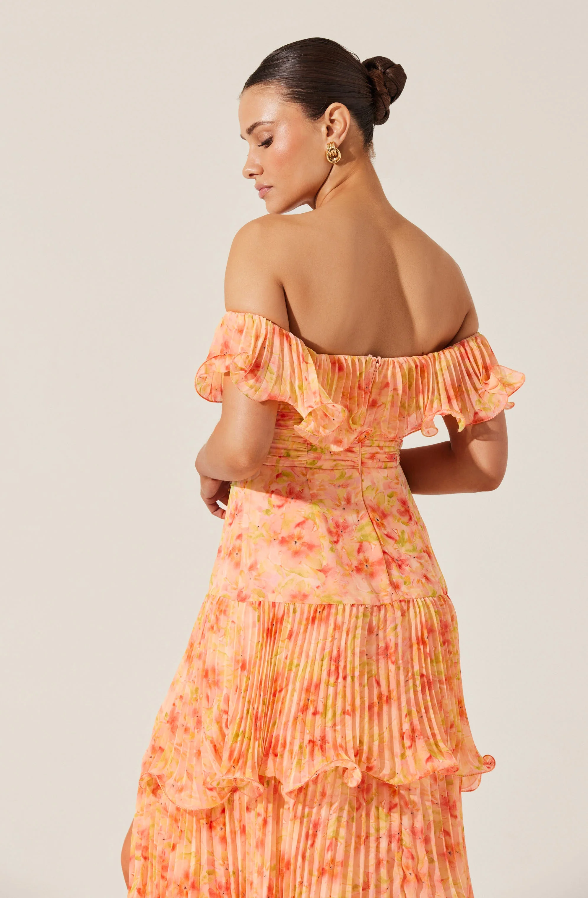 Wilder Pleated Floral Maxi Dress - Image 4