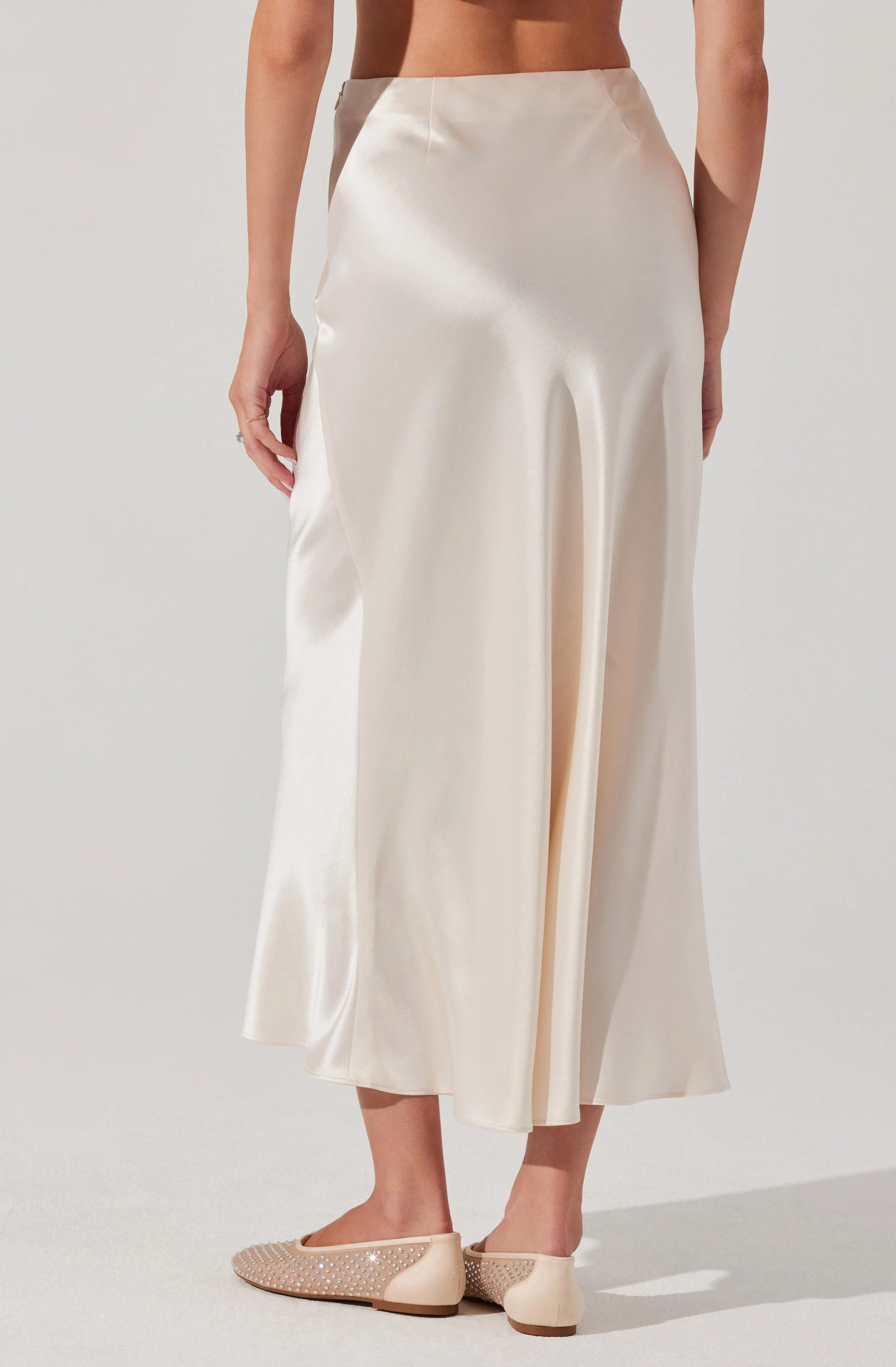 Windey Satin Maxi Skirt - Image 4