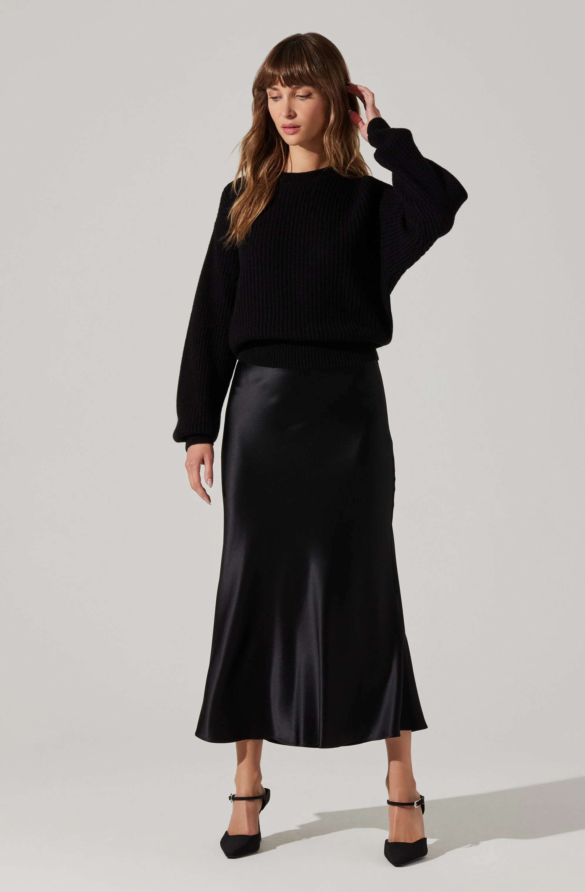 Windey Satin Maxi Skirt - Image 7