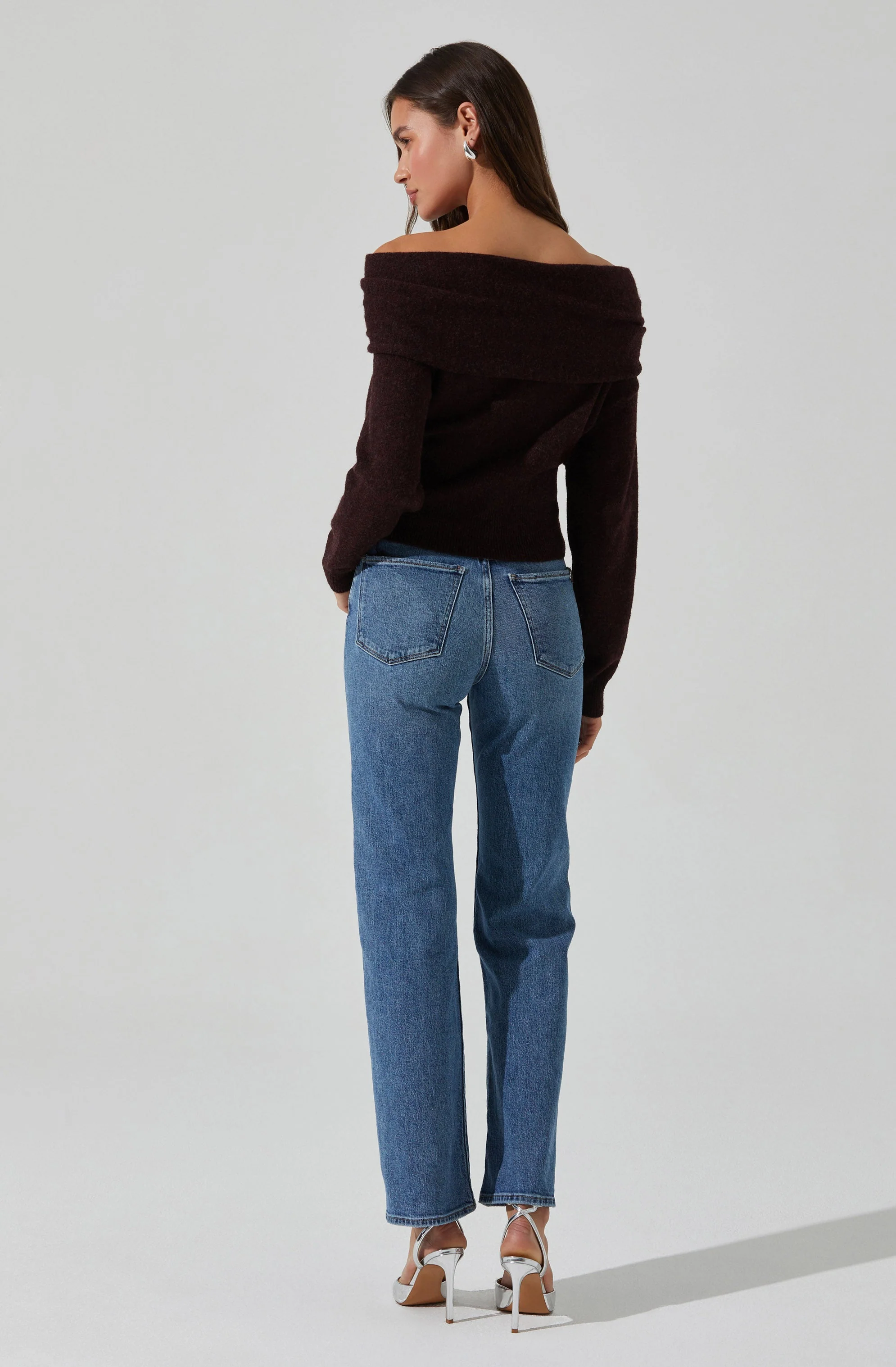 Wylie Off Shoulder Sweater - Image 11