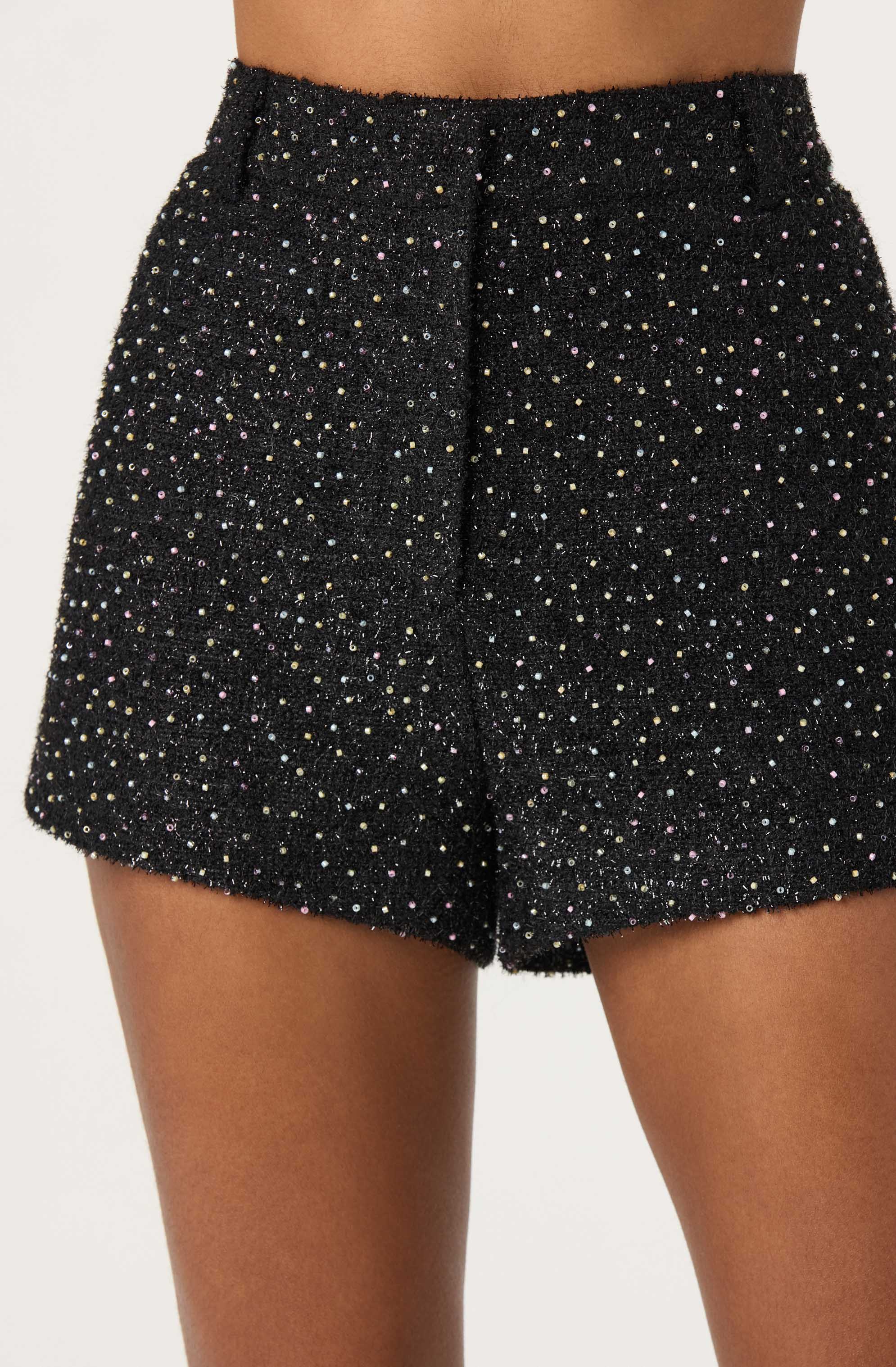 Wynn Beaded Tweed Shorts - Image 2