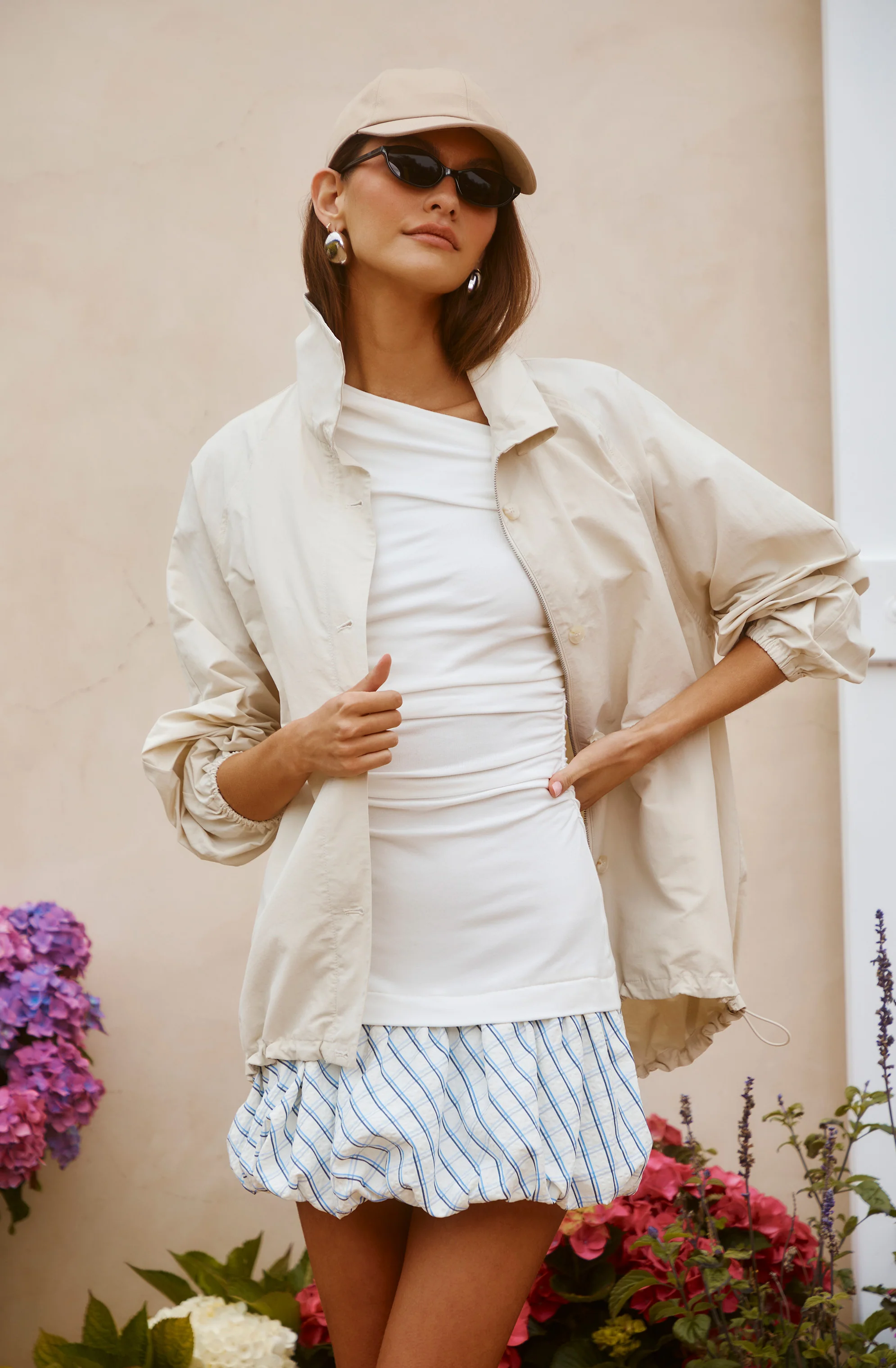 Yareli Oversized Funnel Neck Jacket - Image 6