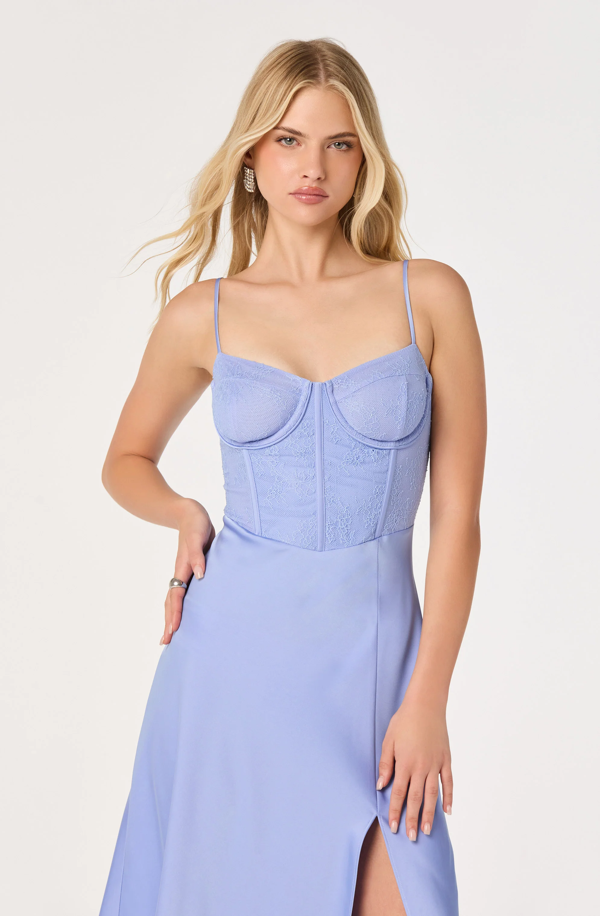 Zinnia Lace Bustier Maxi Gown - Image 12