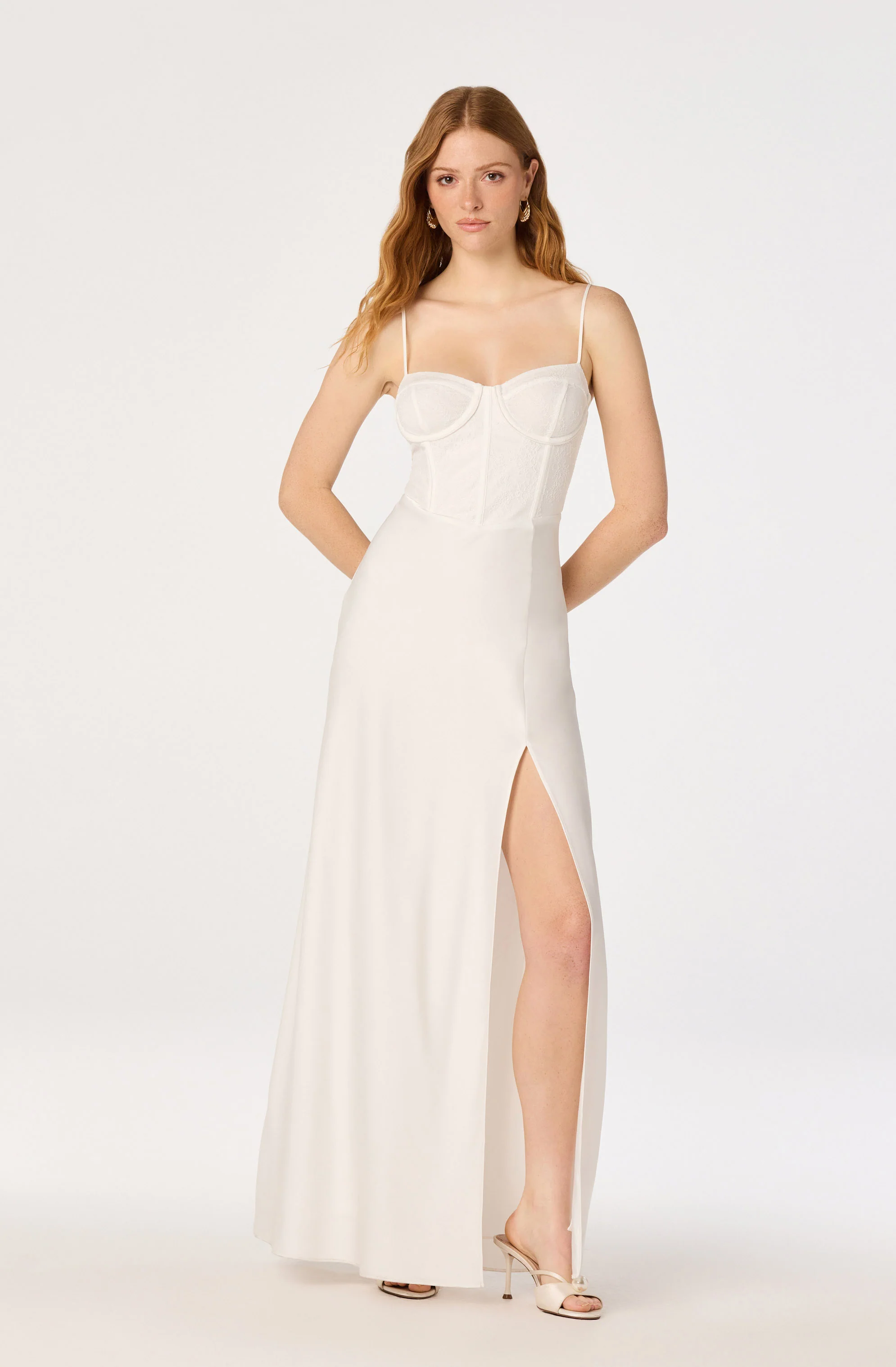 Zinnia Lace Bustier Maxi Gown - Image 13