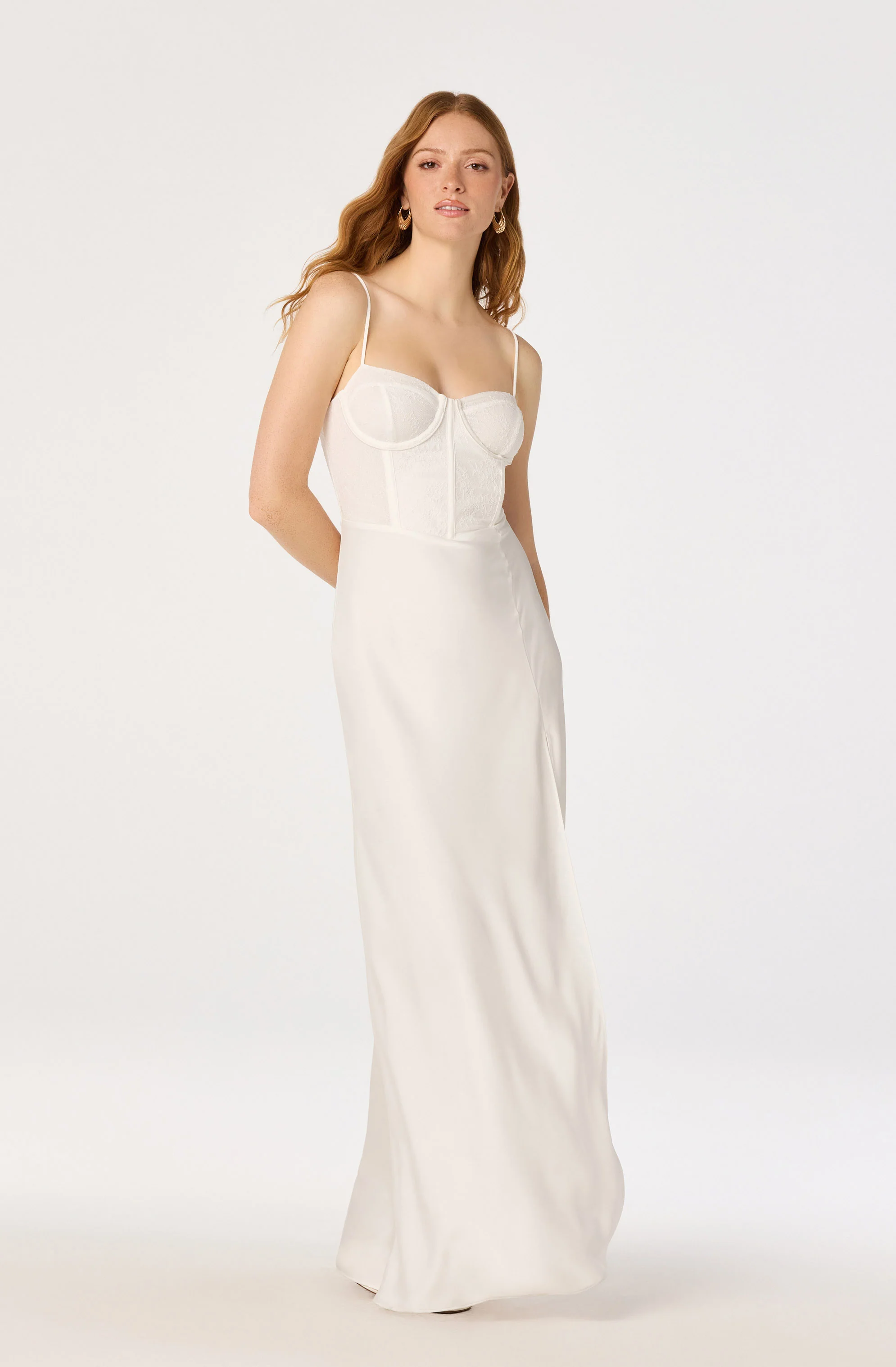 Zinnia Lace Bustier Maxi Gown - Image 14