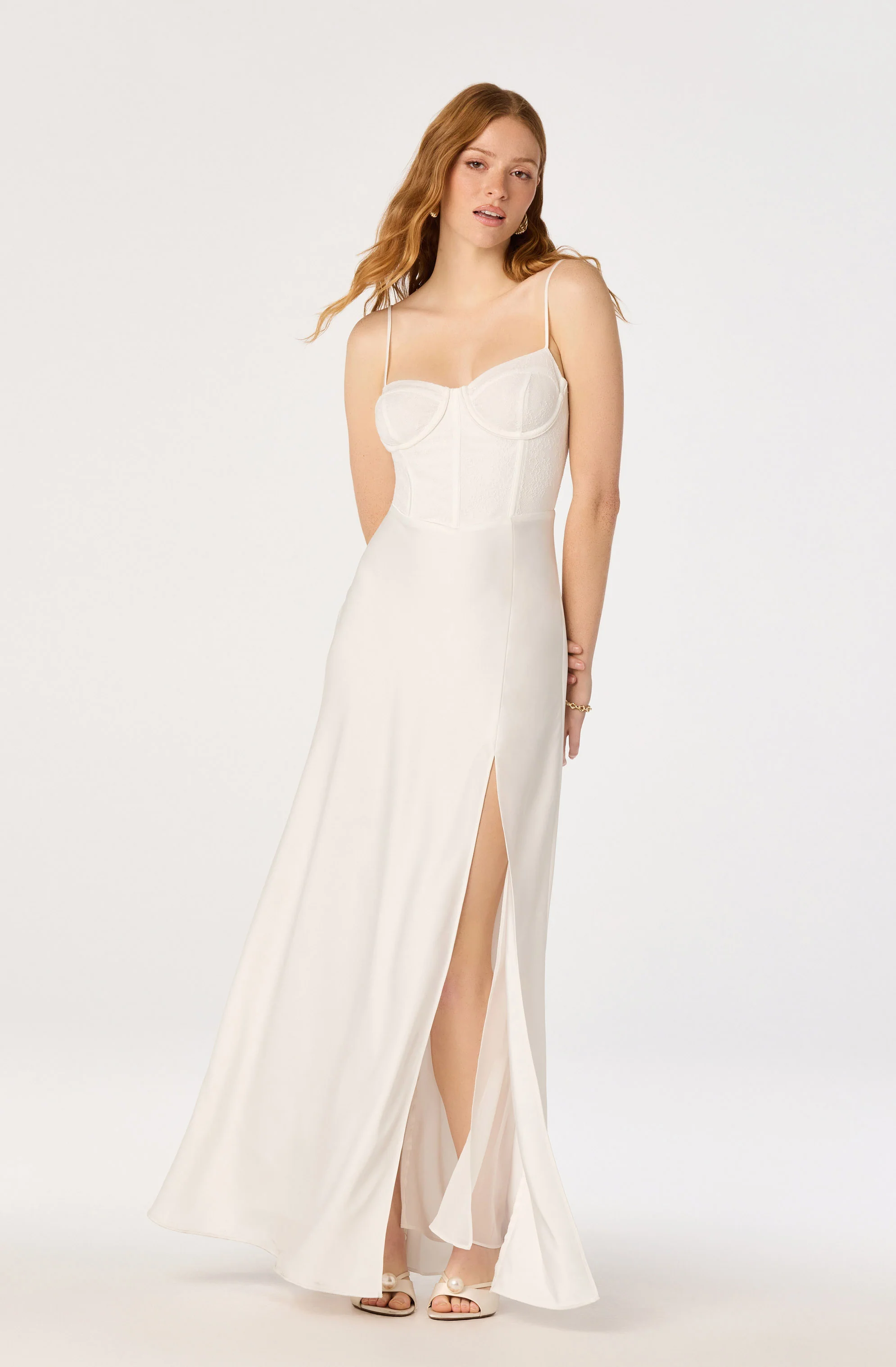 Zinnia Lace Bustier Maxi Gown - Image 16